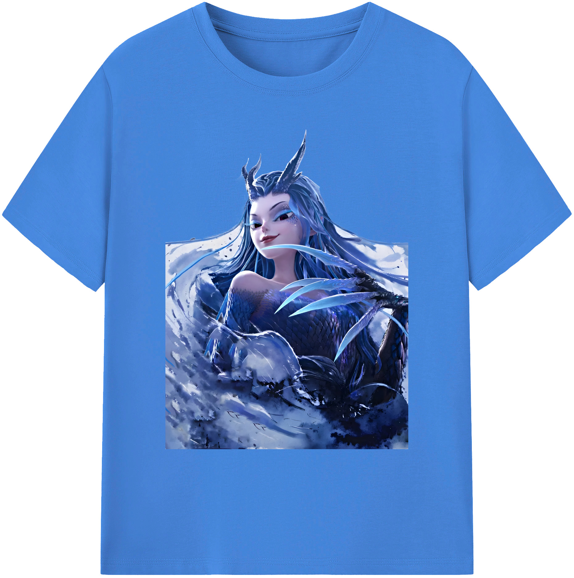 （画像用） Ne Zha 2 ナタ 魔童の大暴れ 綿100％ メンズ半袖Tシャツ｜肌触りやわらか＆通気性