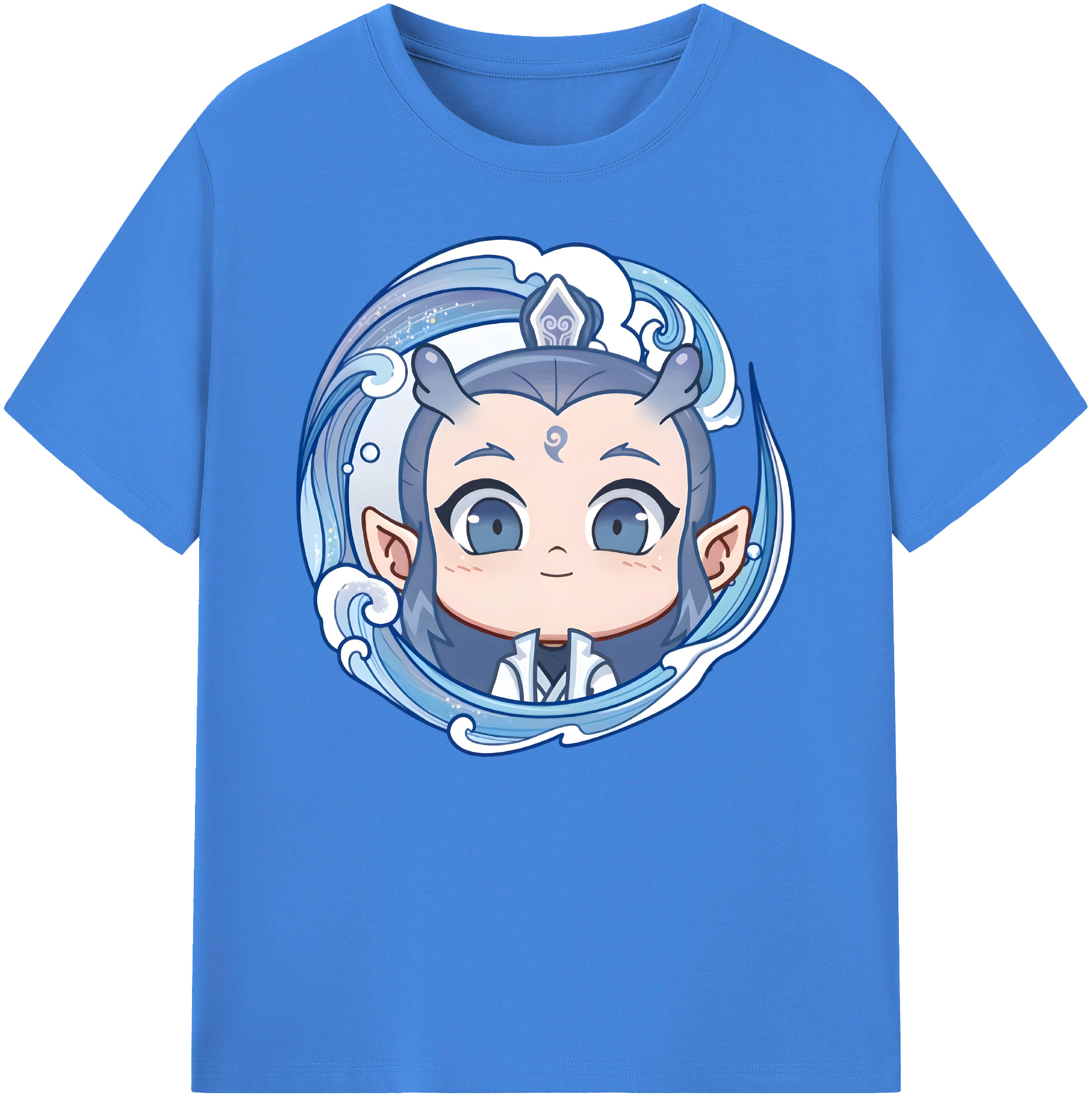 （画像用） Ne Zha 2 ナタ 魔童の大暴れ 綿100％ メンズ半袖Tシャツ｜肌触りやわらか＆通気性