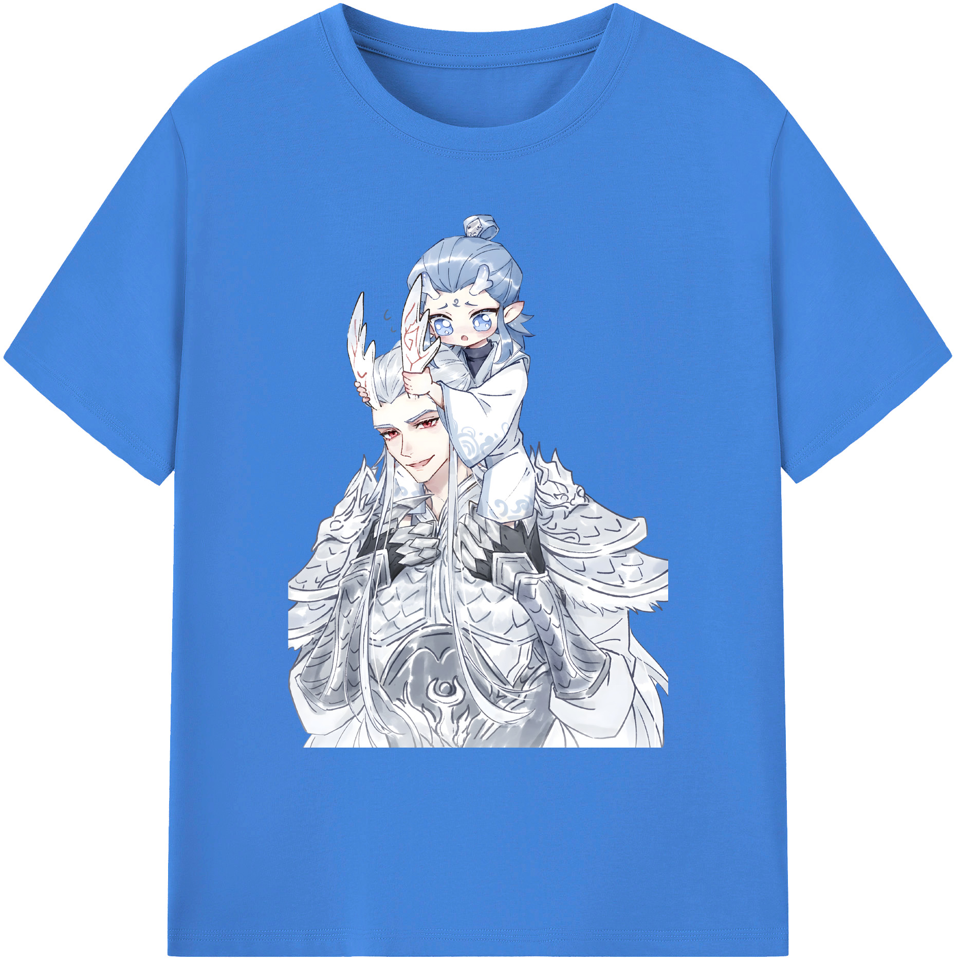 （画像用） Ne Zha 2 ナタ 魔童の大暴れ 綿100％ メンズ半袖Tシャツ｜肌触りやわらか＆通気性