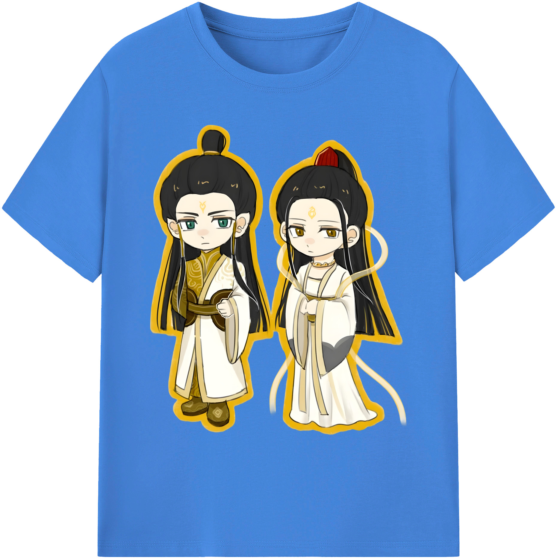 （画像用） Ne Zha 2 ナタ 魔童の大暴れ 綿100％ メンズ半袖Tシャツ｜肌触りやわらか＆通気性