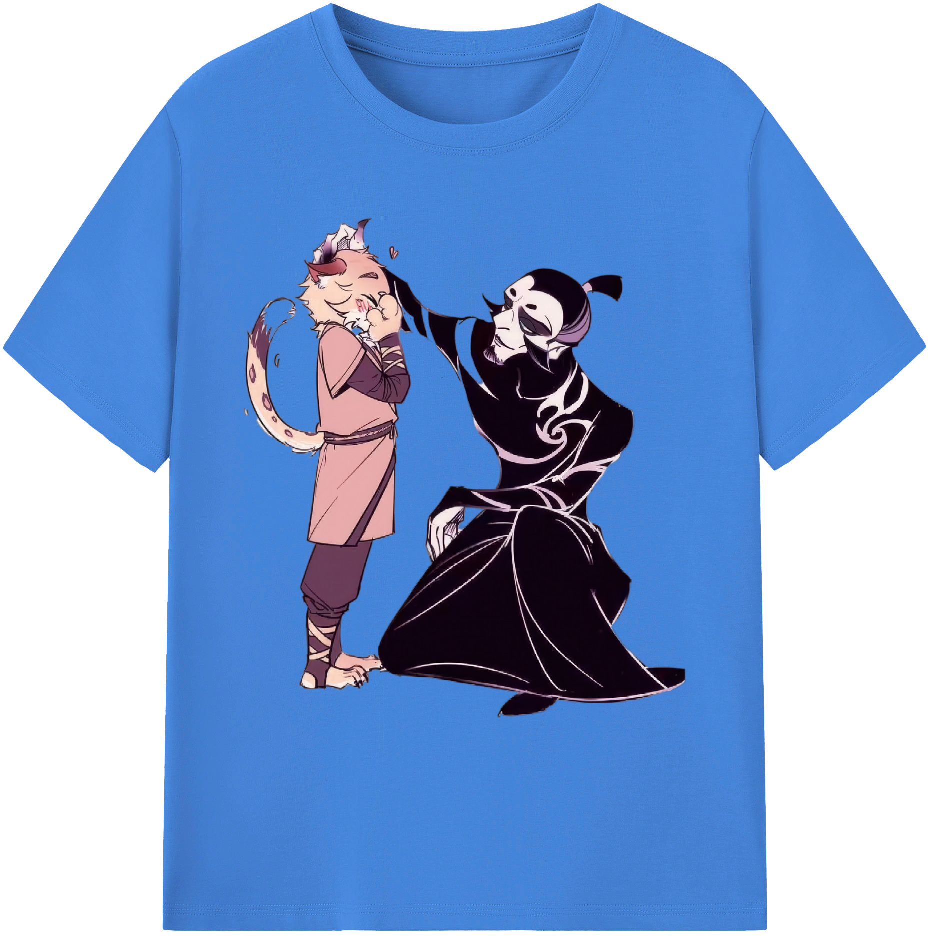 （画像用） Ne Zha 2 ナタ 魔童の大暴れ 綿100％ メンズ半袖Tシャツ｜肌触りやわらか＆通気性