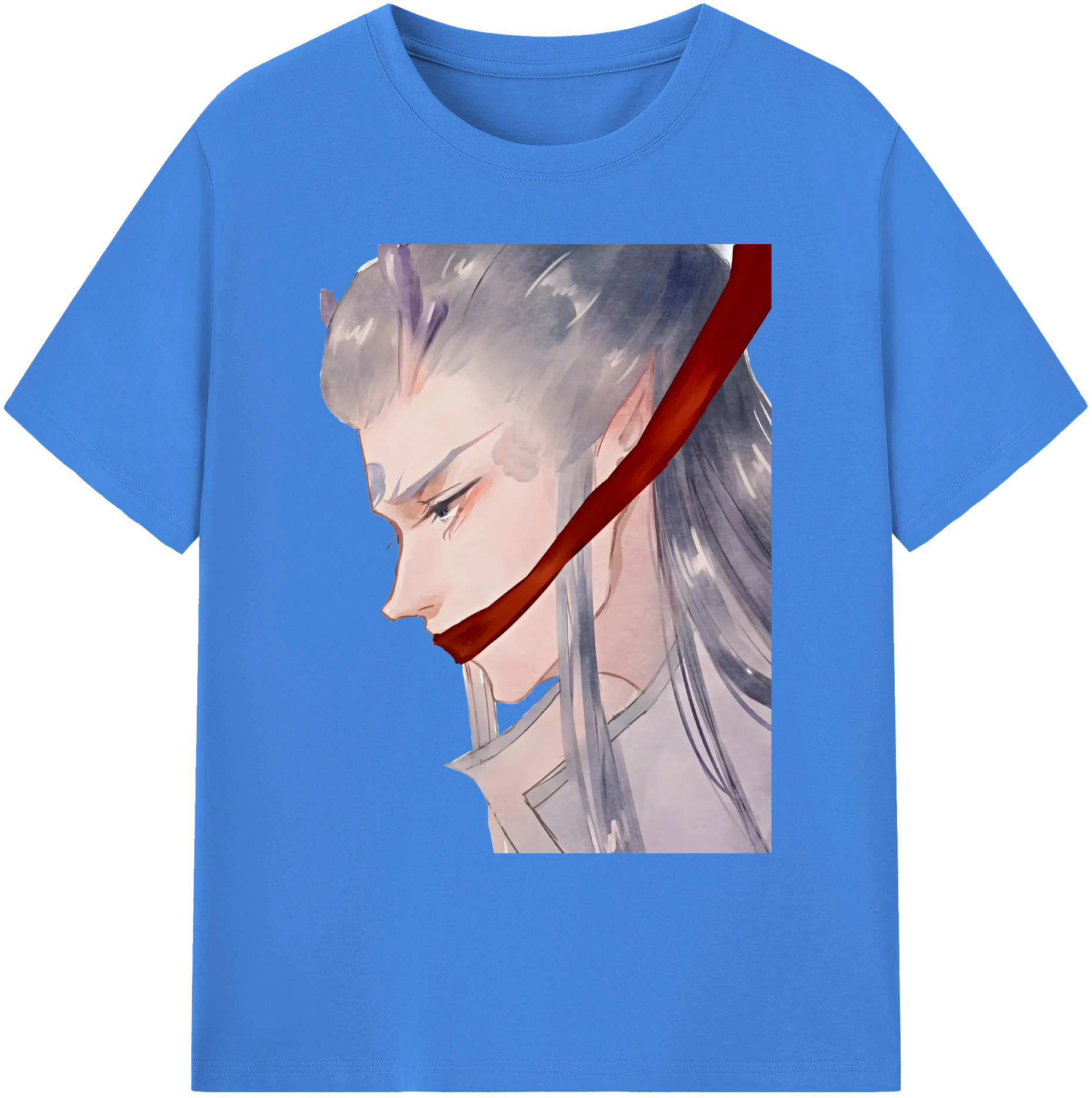 （画像用） Ne Zha 2 ナタ 魔童の大暴れ 綿100％ メンズ半袖Tシャツ｜肌触りやわらか＆通気性