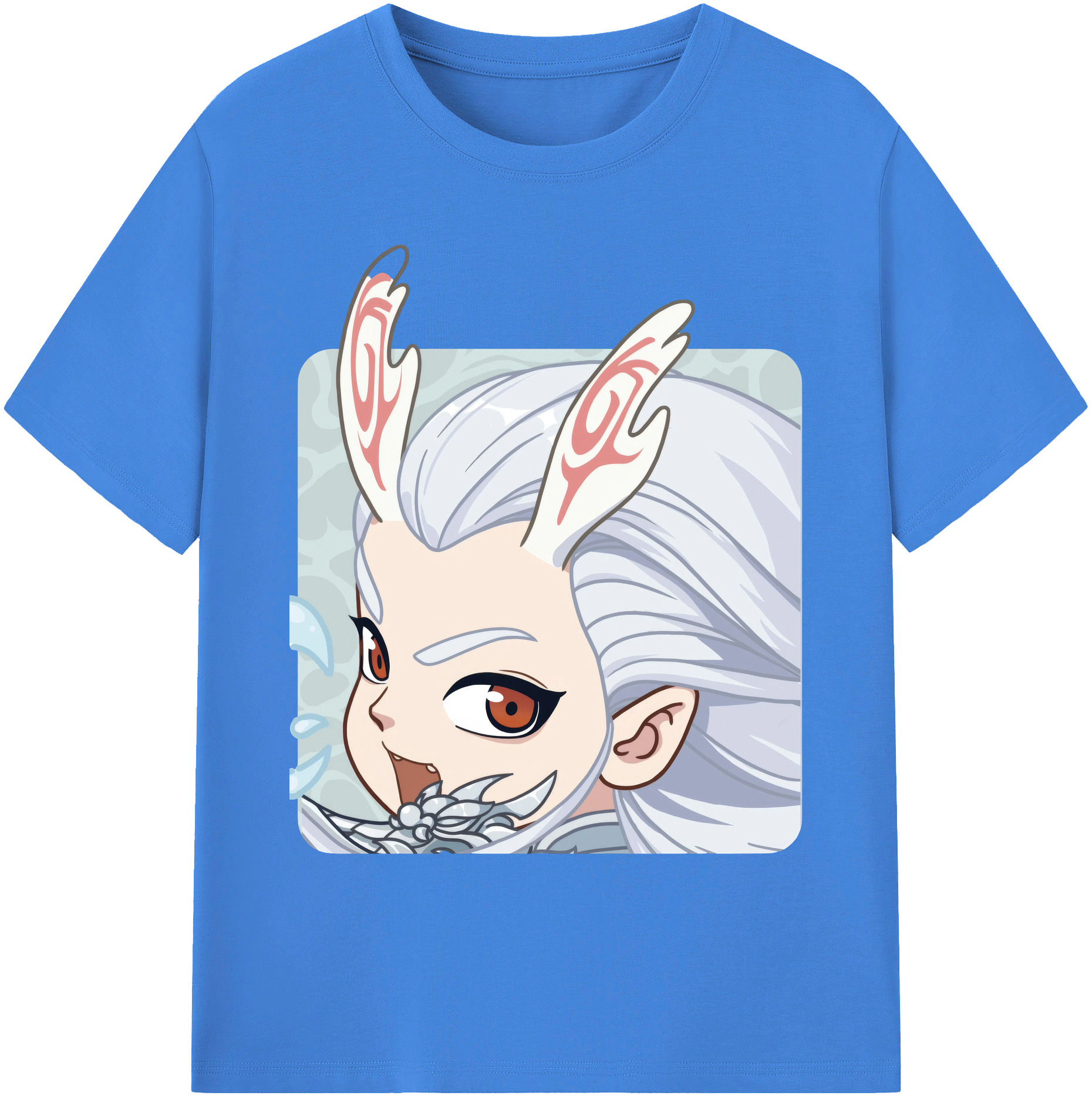 （画像用） Ne Zha 2 ナタ 魔童の大暴れ 綿100％ メンズ半袖Tシャツ｜肌触りやわらか＆通気性