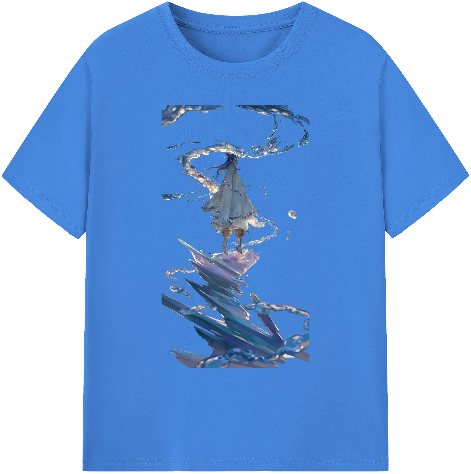 （画像用） Ne Zha 2 ナタ 魔童の大暴れ 綿100％ メンズ半袖Tシャツ｜肌触りやわらか＆通気性