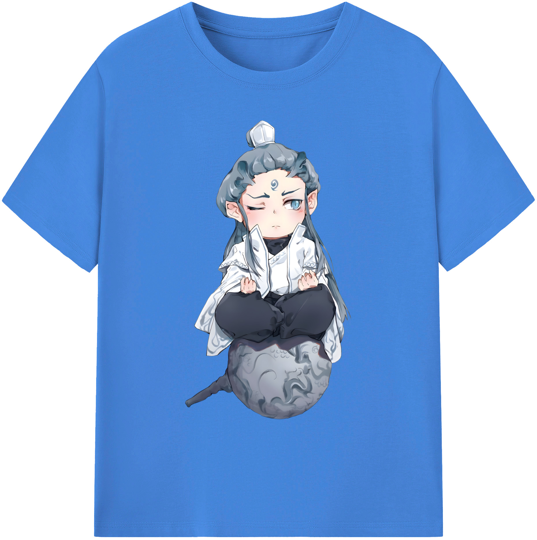 （画像用） Ne Zha 2 ナタ 魔童の大暴れ 綿100％ メンズ半袖Tシャツ｜肌触りやわらか＆通気性