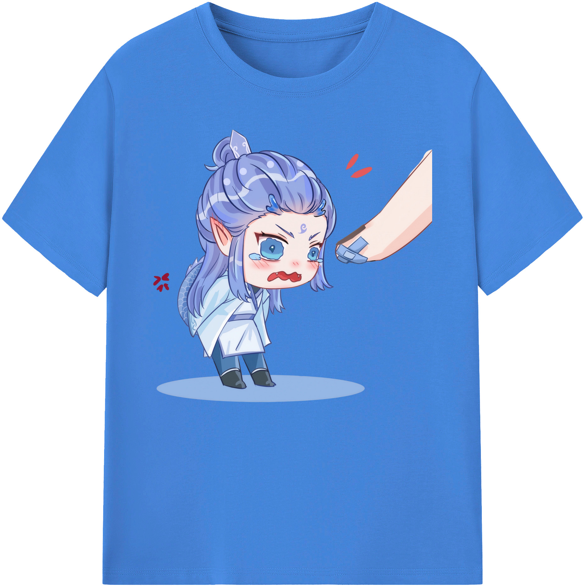 （画像用） Ne Zha 2 ナタ 魔童の大暴れ 綿100％ メンズ半袖Tシャツ｜肌触りやわらか＆通気性