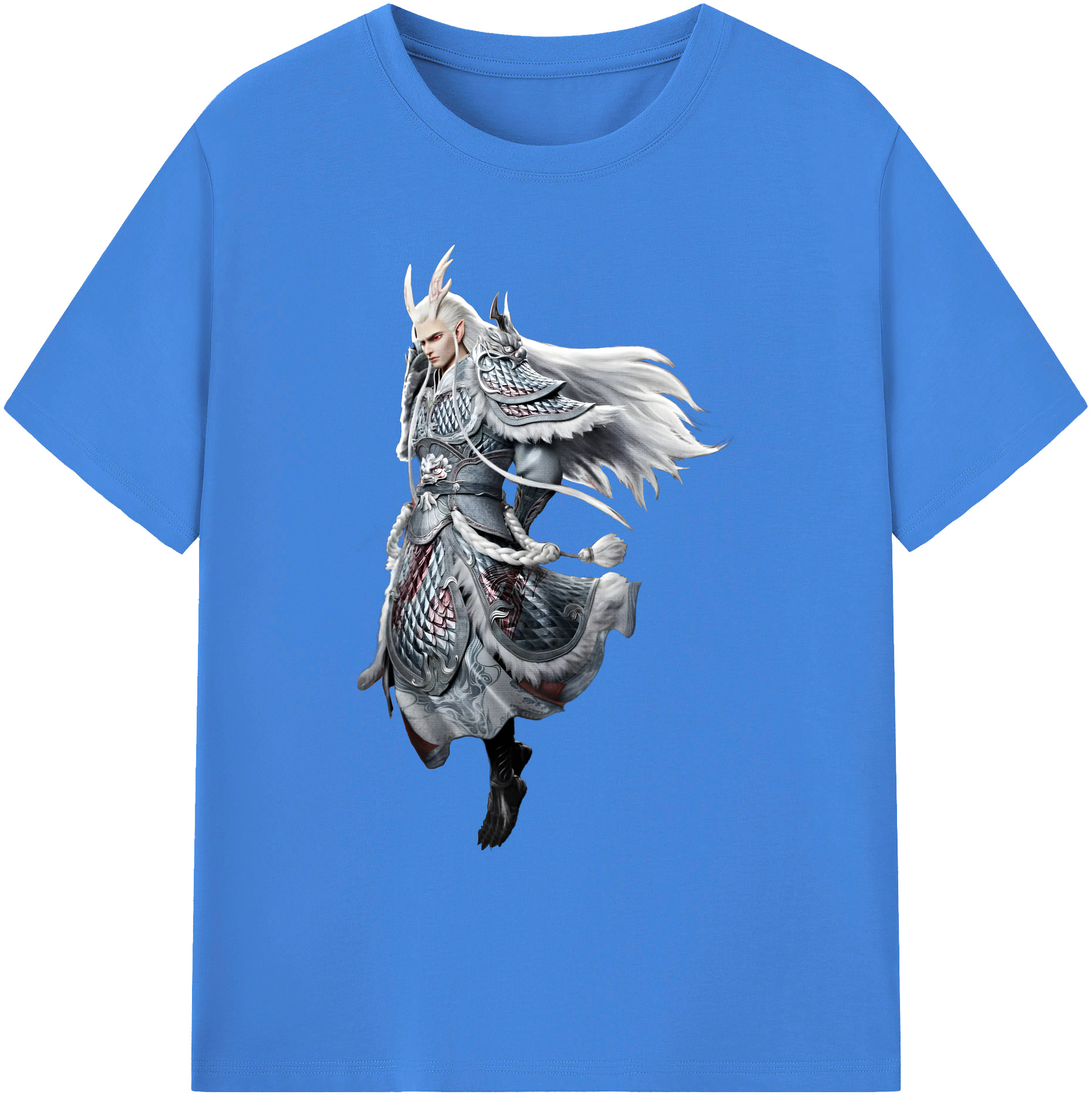 （画像用） Ne Zha 2 ナタ 魔童の大暴れ 綿100％ メンズ半袖Tシャツ｜肌触りやわらか＆通気性