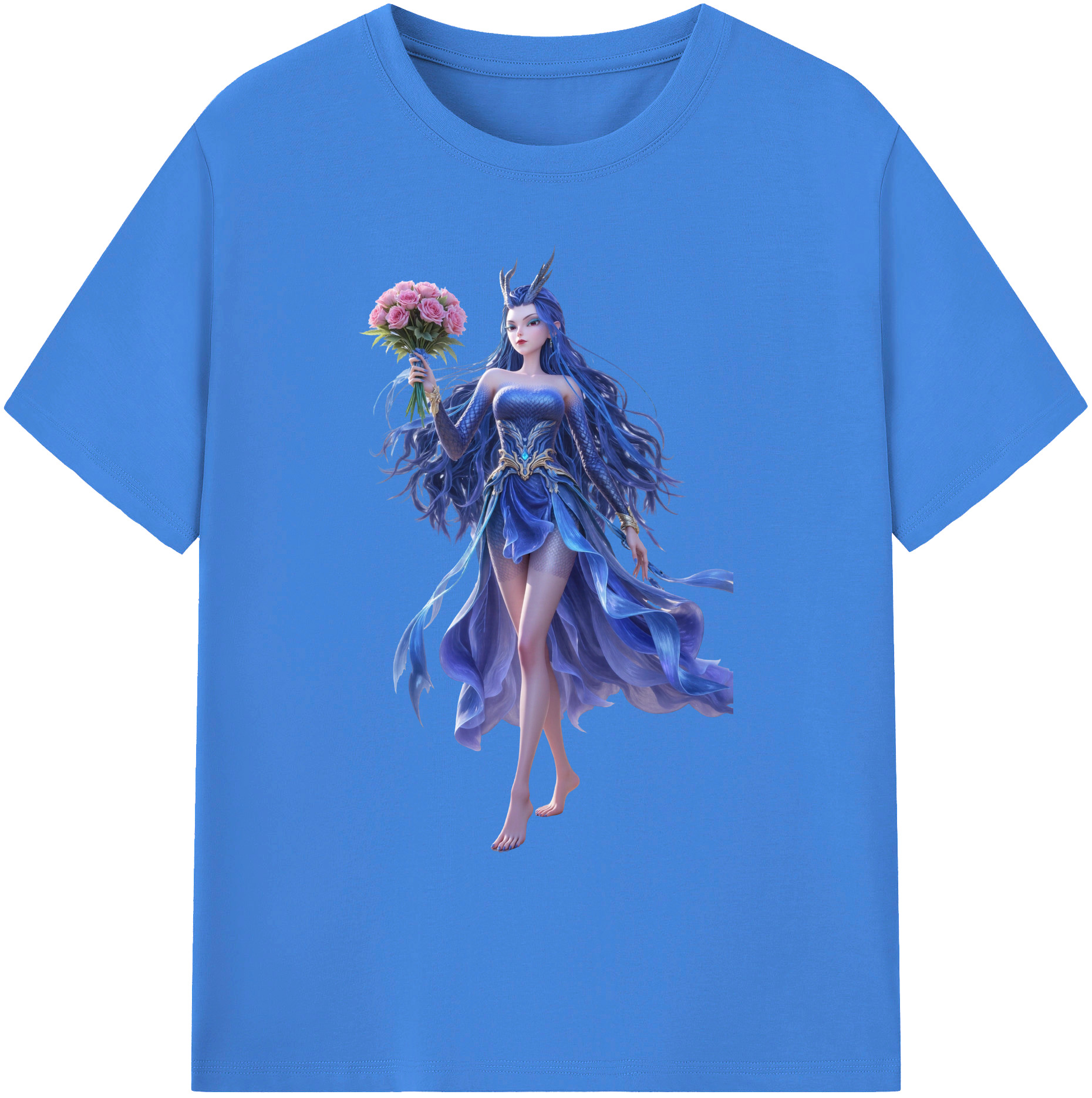 （画像用） Ne Zha 2 ナタ 魔童の大暴れ 綿100％ メンズ半袖Tシャツ｜肌触りやわらか＆通気性