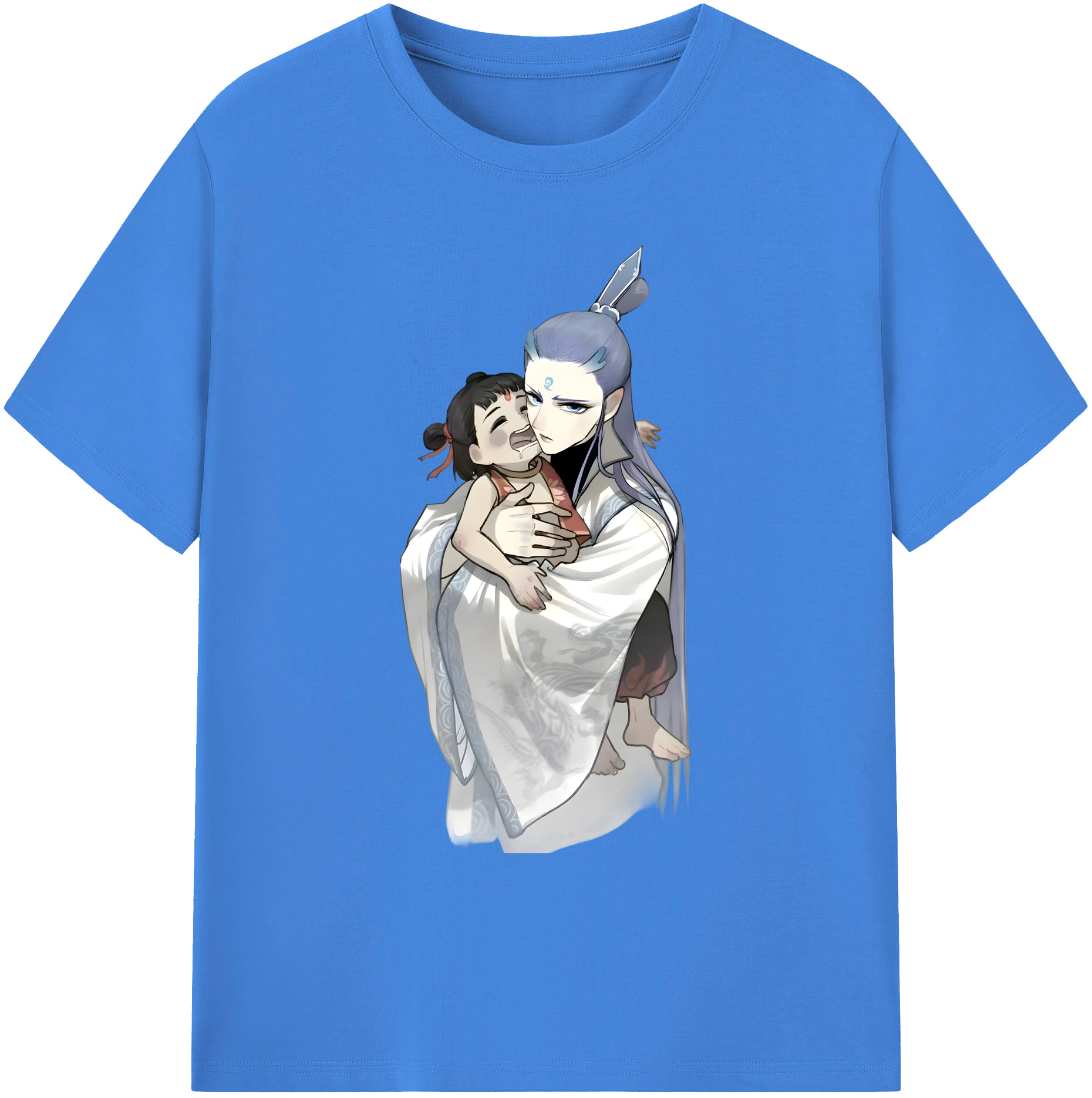 （画像用） Ne Zha 2 ナタ 魔童の大暴れ 綿100％ メンズ半袖Tシャツ｜肌触りやわらか＆通気性