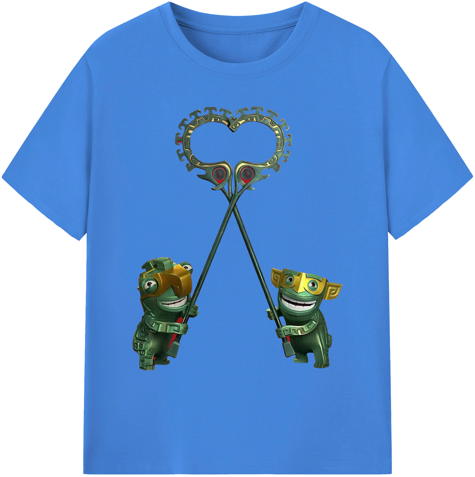 （画像用） Ne Zha 2 ナタ 魔童の大暴れ 綿100％ メンズ半袖Tシャツ｜肌触りやわらか＆通気性