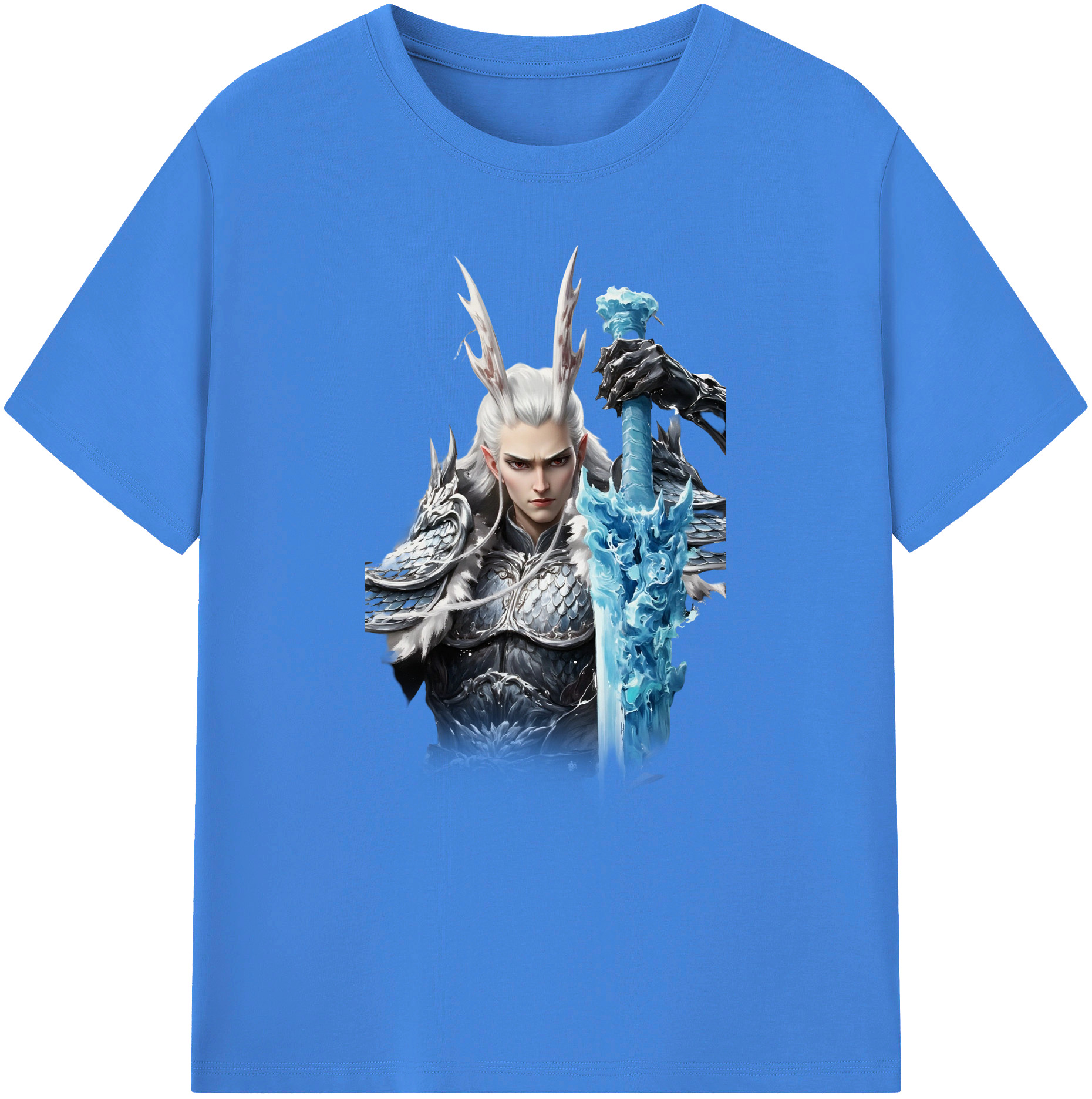 （画像用） Ne Zha 2 ナタ 魔童の大暴れ 綿100％ メンズ半袖Tシャツ｜肌触りやわらか＆通気性