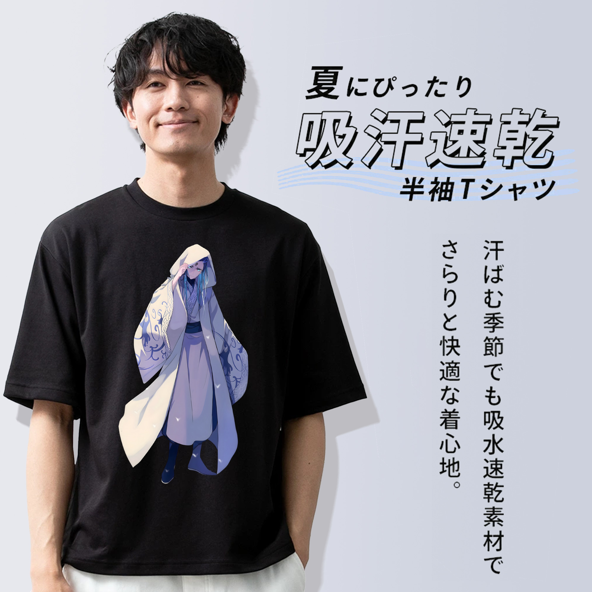 Ne Zha 2 ナタ 魔童の大暴れ 綿100％ メンズ半袖Tシャツ｜肌触りやわらか＆通気性
