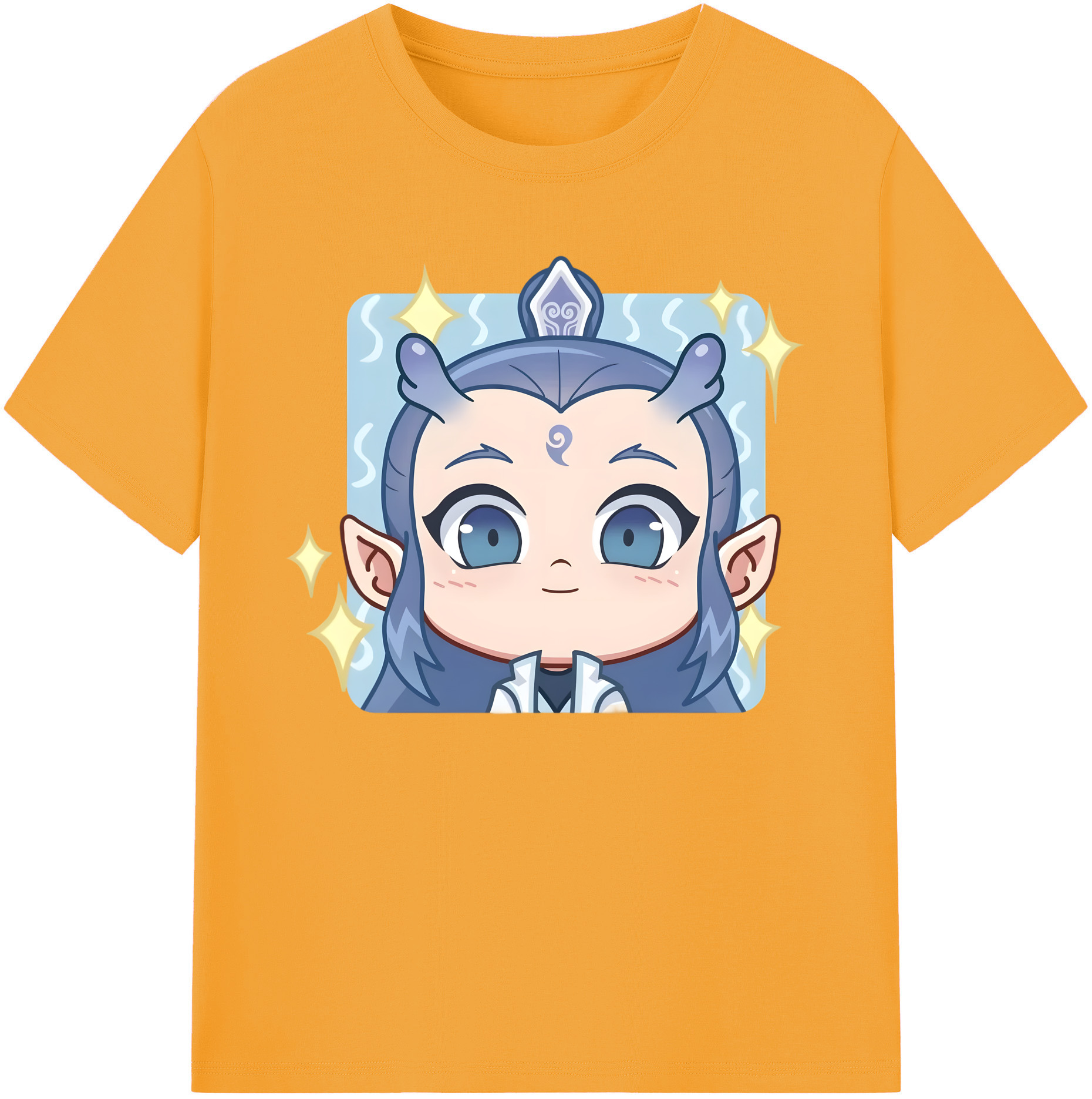 （画像用） Ne Zha 2 ナタ 魔童の大暴れ 綿100％ メンズ半袖Tシャツ｜肌触りやわらか＆通気性