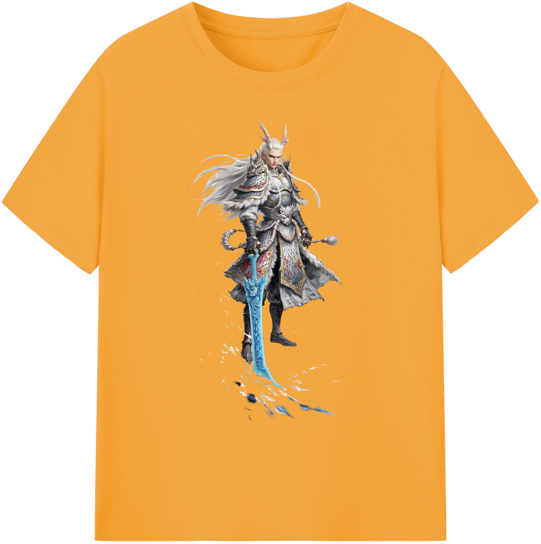 （画像用） Ne Zha 2 ナタ 魔童の大暴れ 綿100％ メンズ半袖Tシャツ｜肌触りやわらか＆通気性