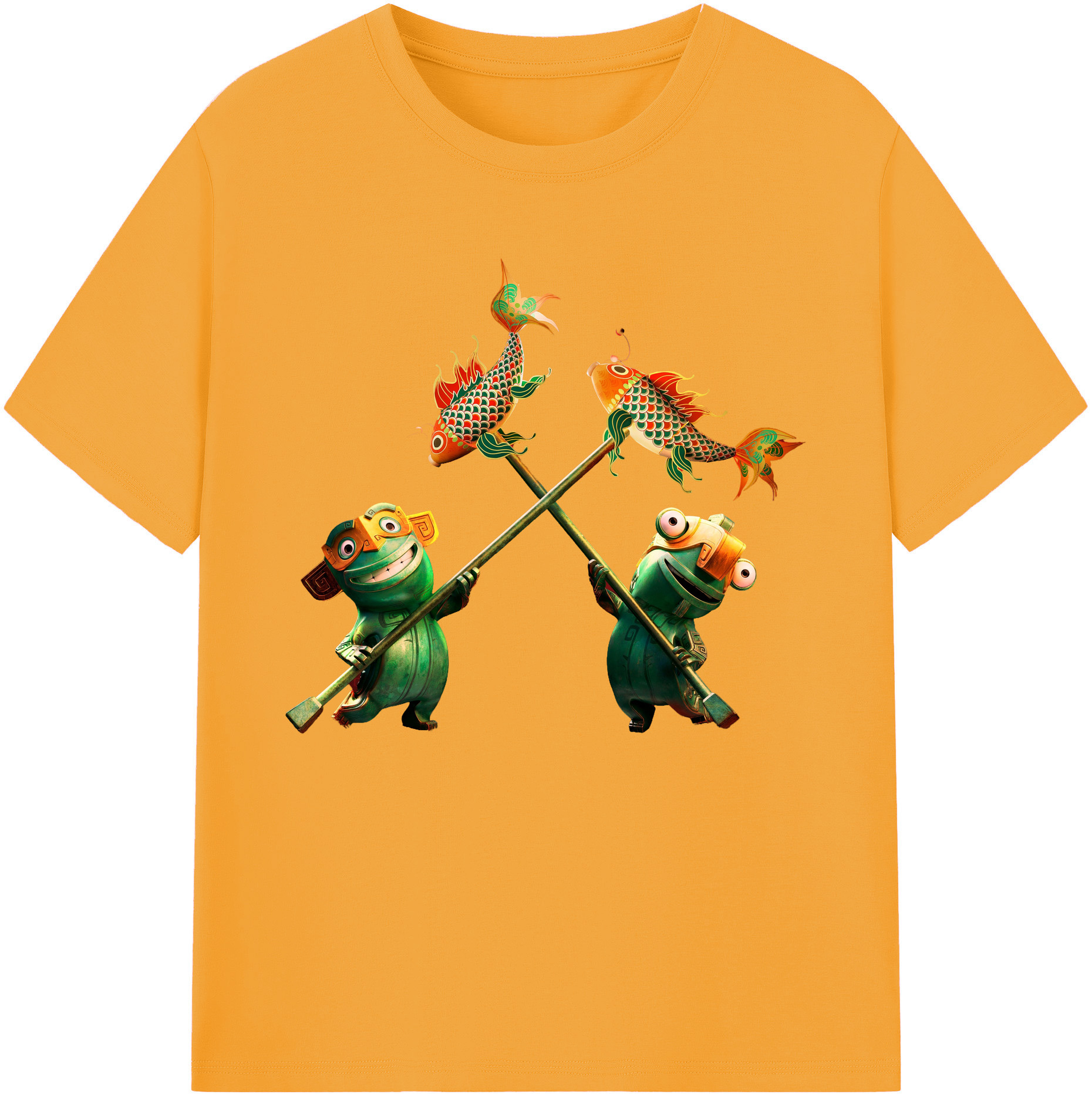 （画像用） Ne Zha 2 ナタ 魔童の大暴れ 綿100％ メンズ半袖Tシャツ｜肌触りやわらか＆通気性