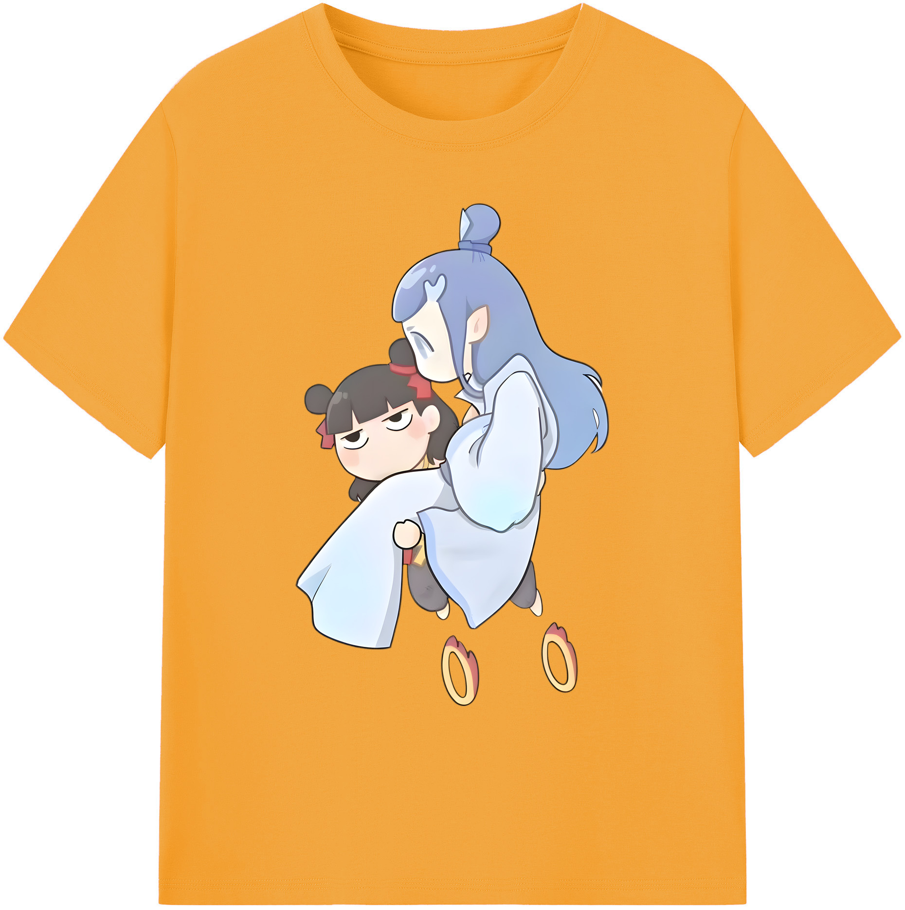 （画像用） Ne Zha 2 ナタ 魔童の大暴れ 綿100％ メンズ半袖Tシャツ｜肌触りやわらか＆通気性