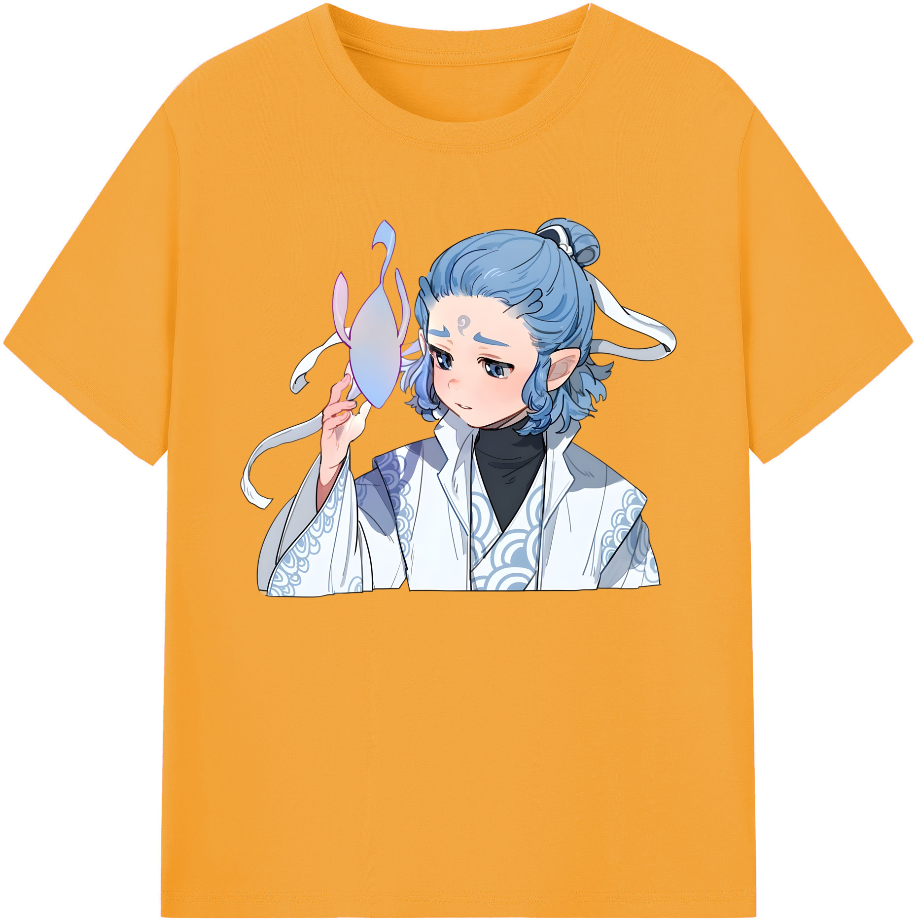 （画像用） Ne Zha 2 ナタ 魔童の大暴れ 綿100％ メンズ半袖Tシャツ｜肌触りやわらか＆通気性