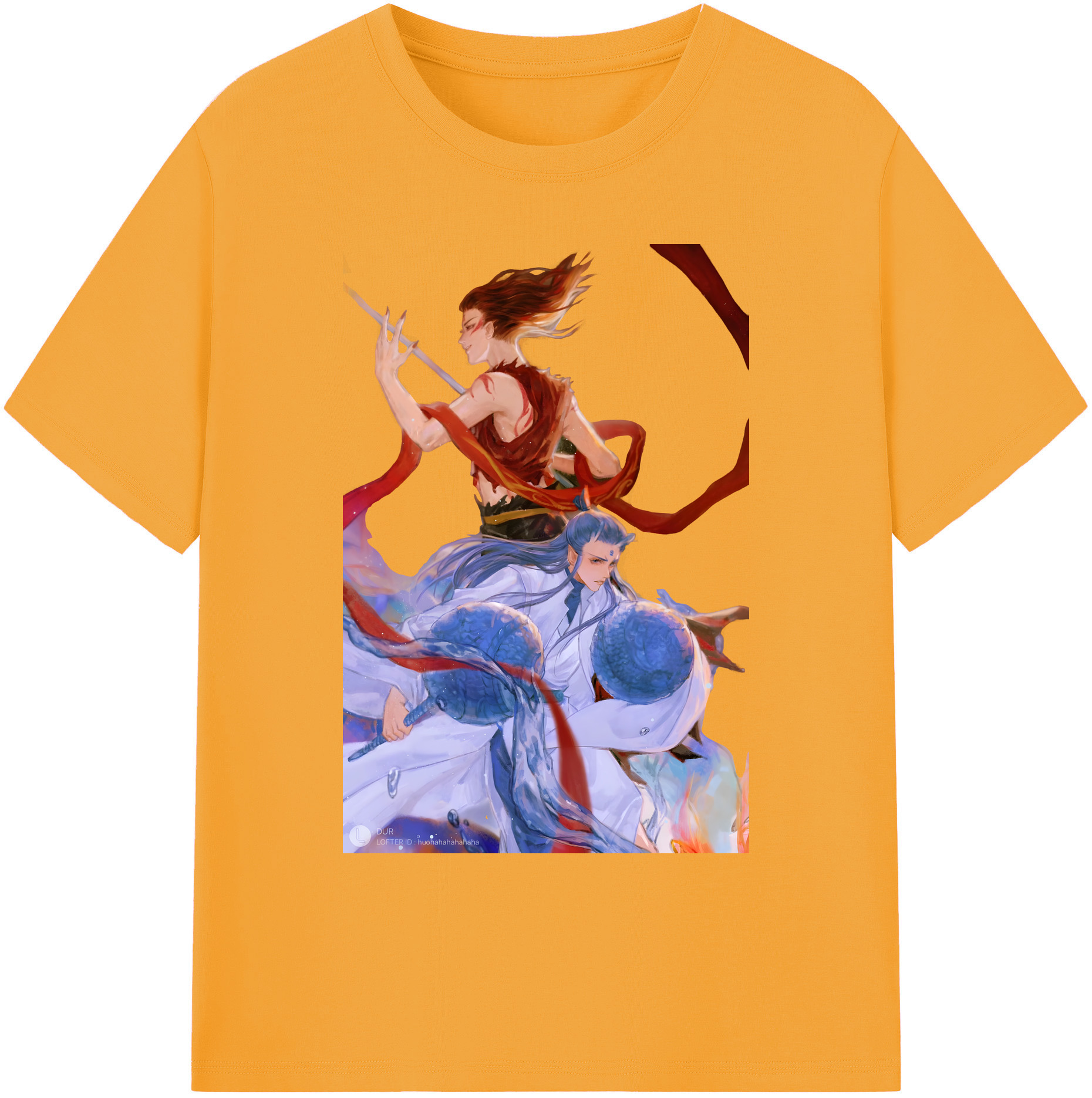 （画像用） Ne Zha 2 ナタ 魔童の大暴れ 綿100％ メンズ半袖Tシャツ｜肌触りやわらか＆通気性