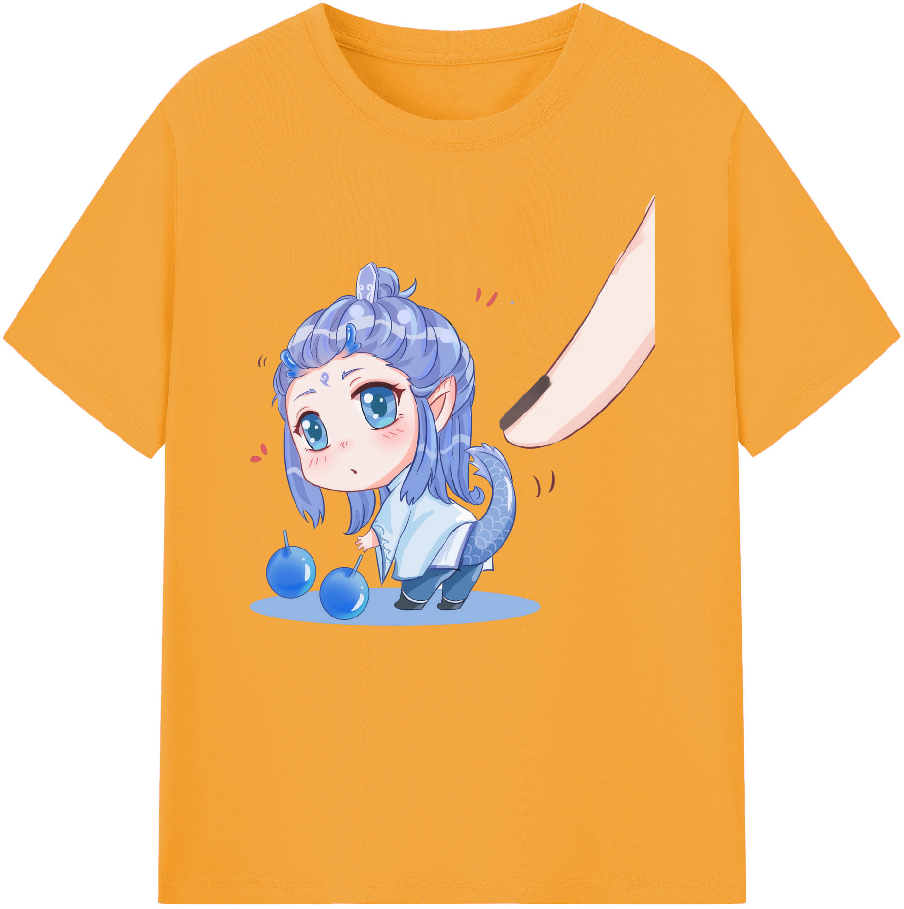 （画像用） Ne Zha 2 ナタ 魔童の大暴れ 綿100％ メンズ半袖Tシャツ｜肌触りやわらか＆通気性