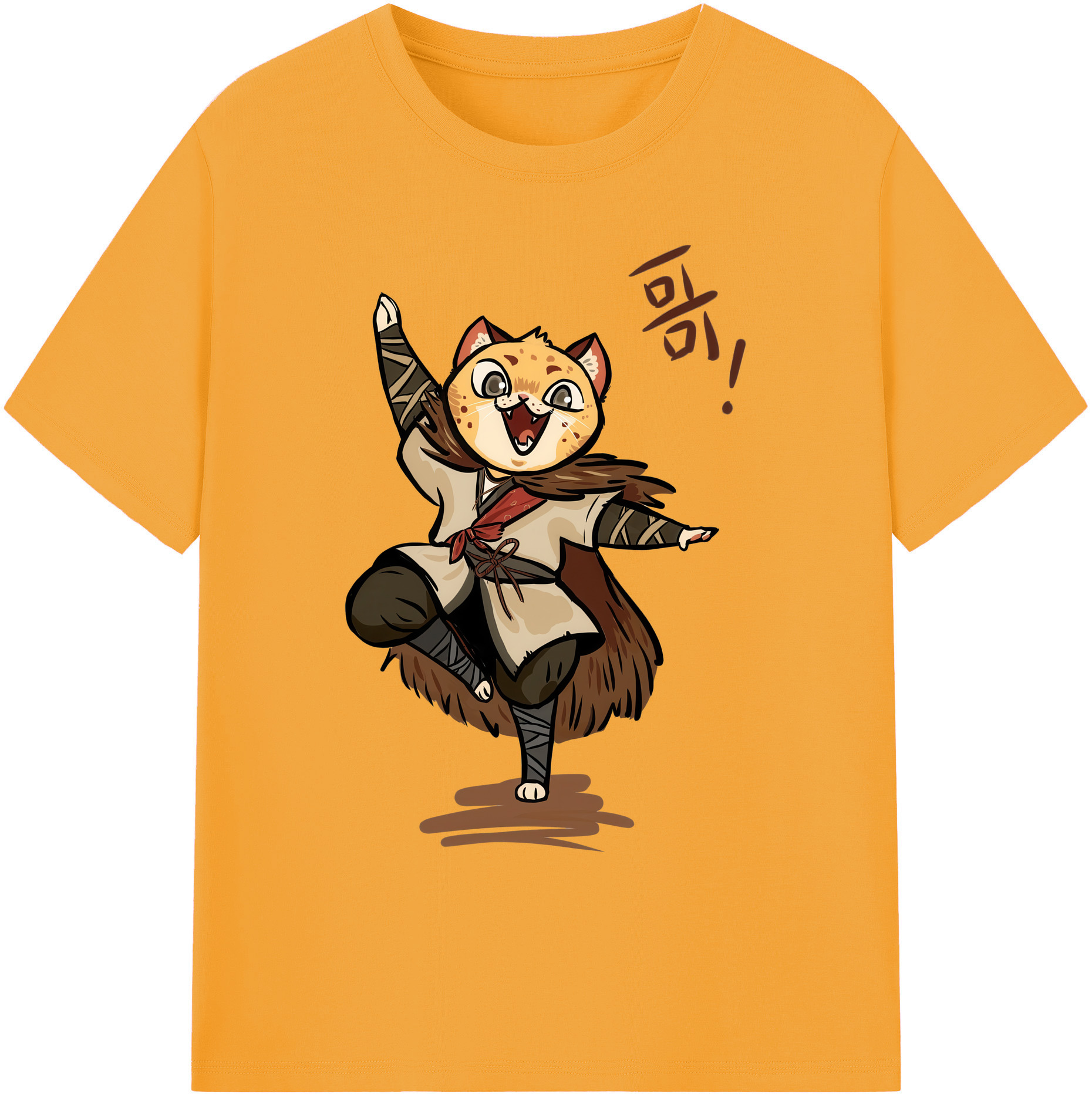 （画像用） Ne Zha 2 ナタ 魔童の大暴れ 綿100％ メンズ半袖Tシャツ｜肌触りやわらか＆通気性