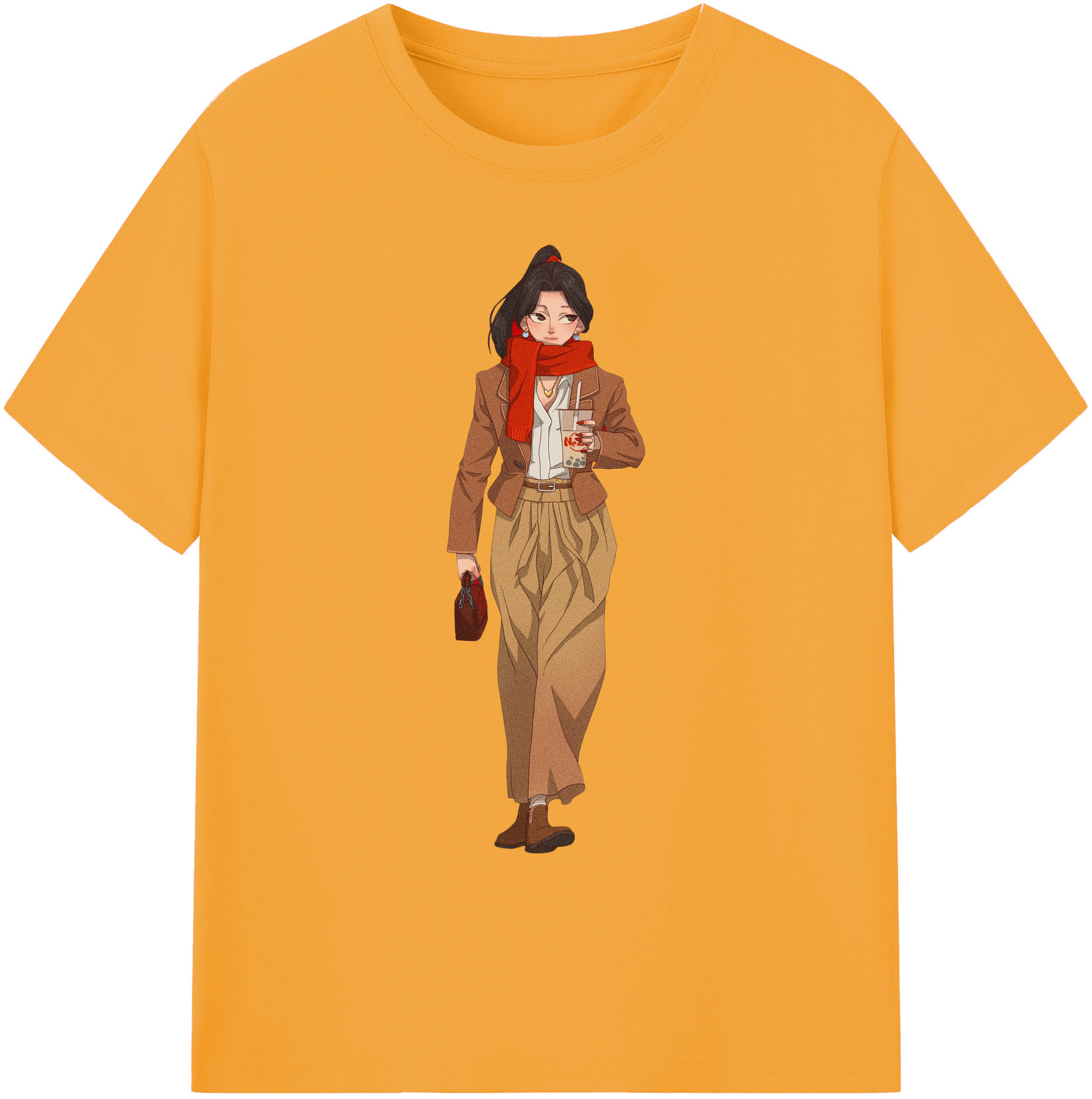 （画像用） Ne Zha 2 ナタ 魔童の大暴れ 綿100％ メンズ半袖Tシャツ｜肌触りやわらか＆通気性