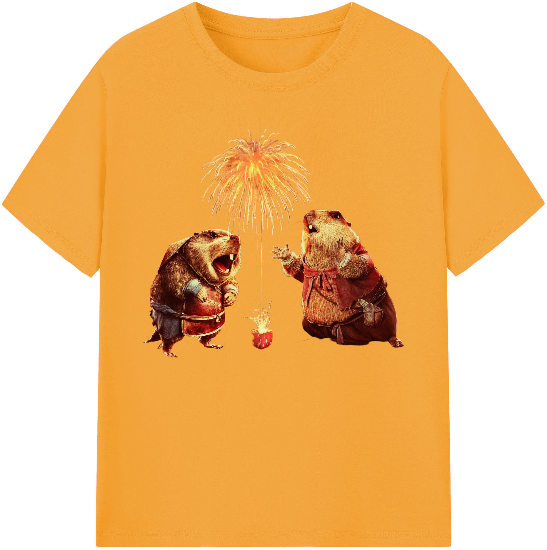 （画像用） Ne Zha 2 ナタ 魔童の大暴れ 綿100％ メンズ半袖Tシャツ｜肌触りやわらか＆通気性