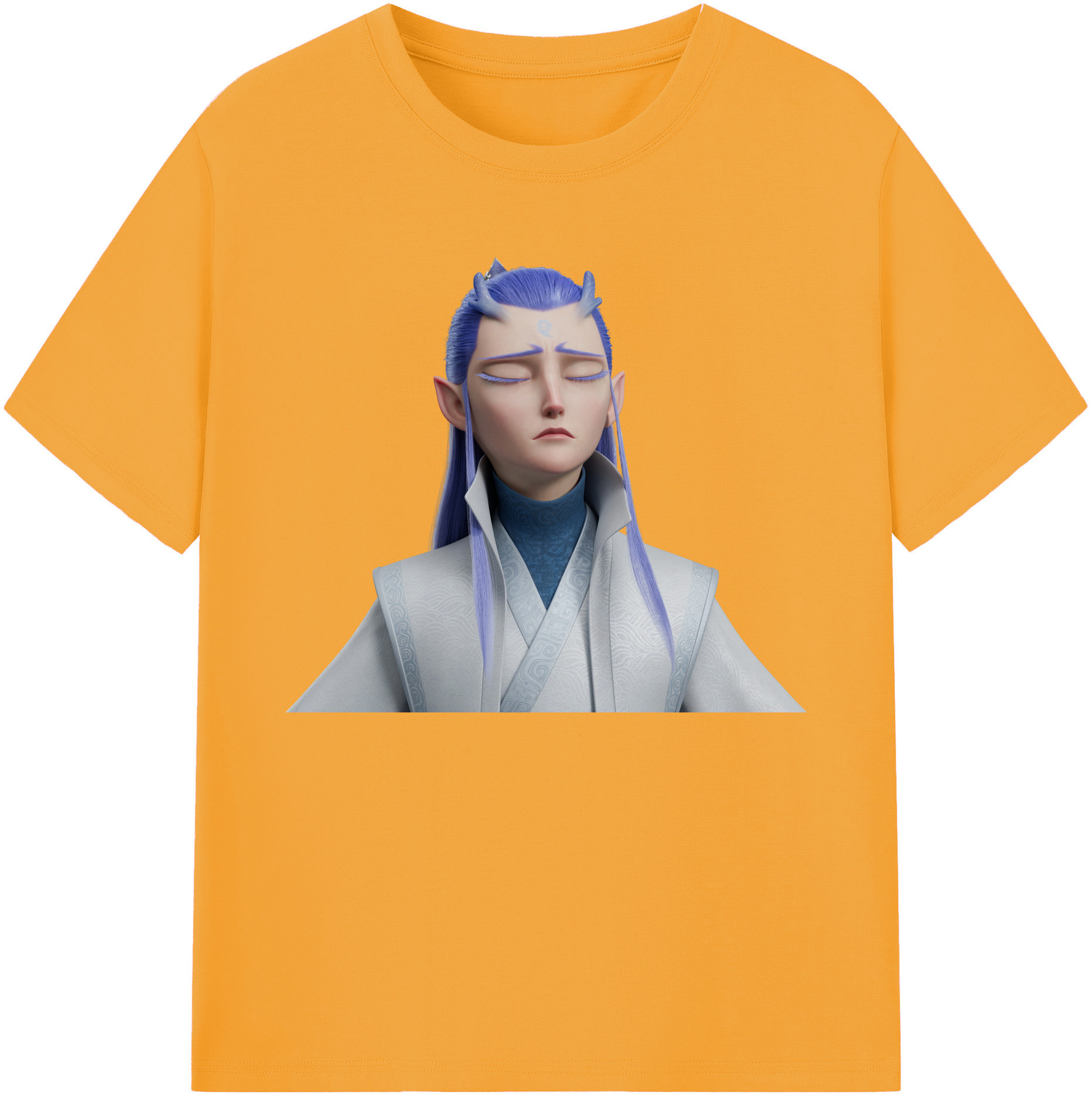 （画像用） Ne Zha 2 ナタ 魔童の大暴れ 綿100％ メンズ半袖Tシャツ｜肌触りやわらか＆通気性