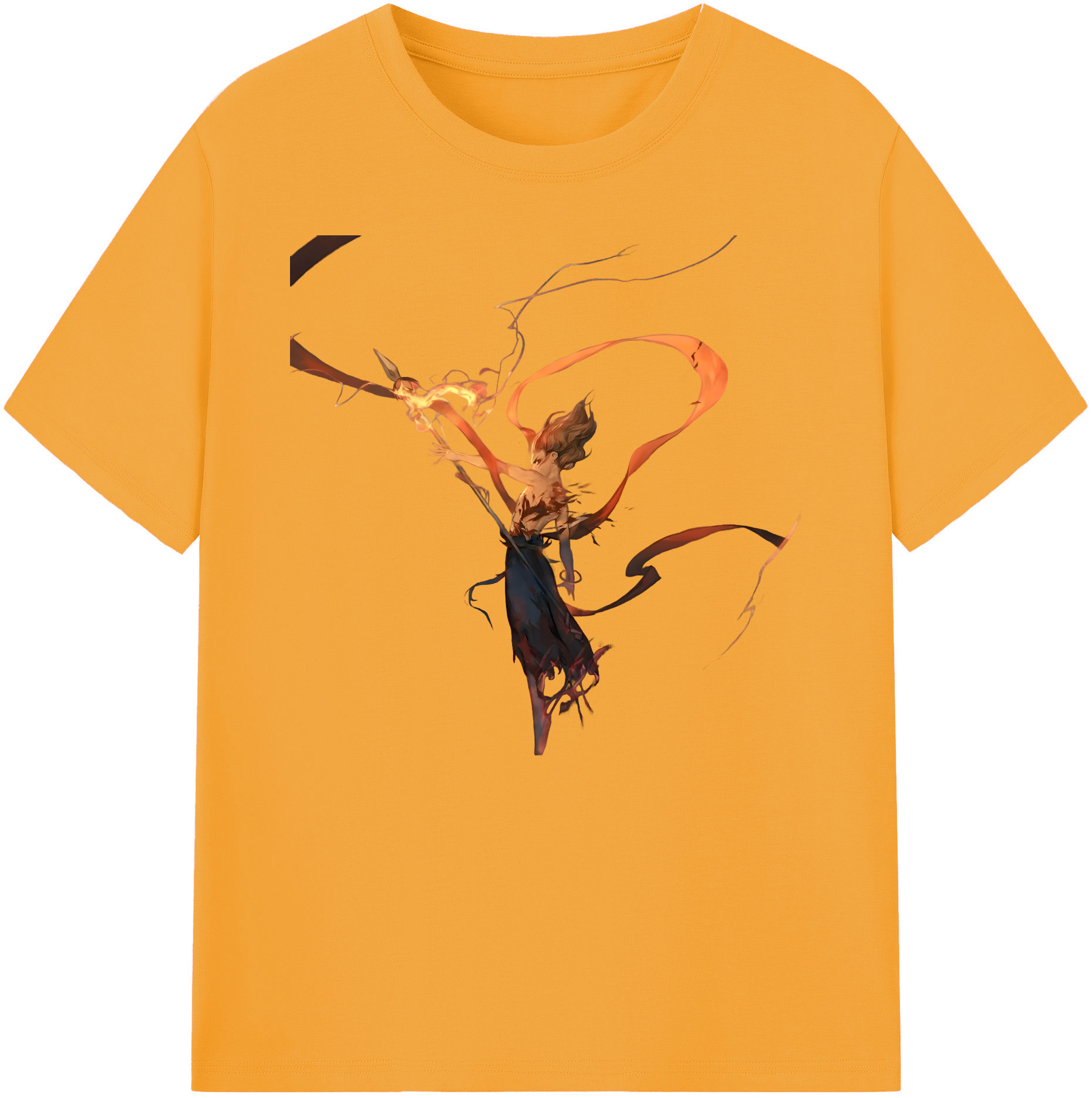 （画像用） Ne Zha 2 ナタ 魔童の大暴れ 綿100％ メンズ半袖Tシャツ｜肌触りやわらか＆通気性