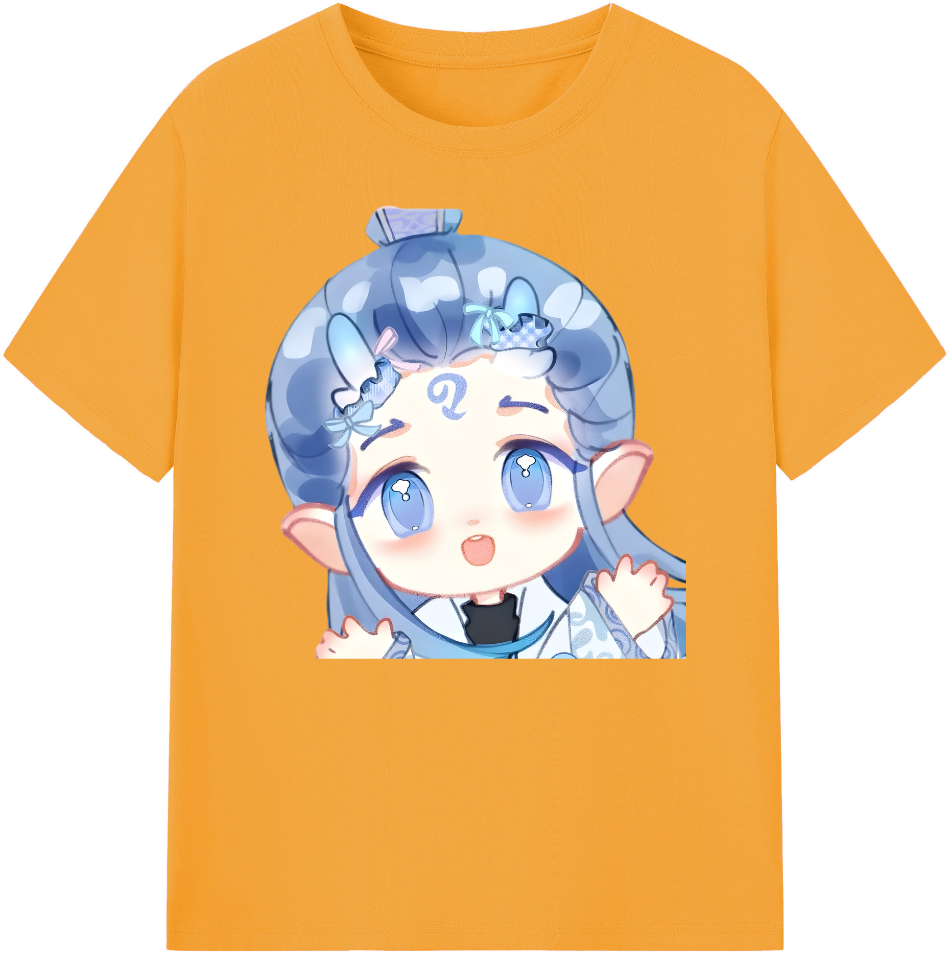 （画像用） Ne Zha 2 ナタ 魔童の大暴れ 綿100％ メンズ半袖Tシャツ｜肌触りやわらか＆通気性