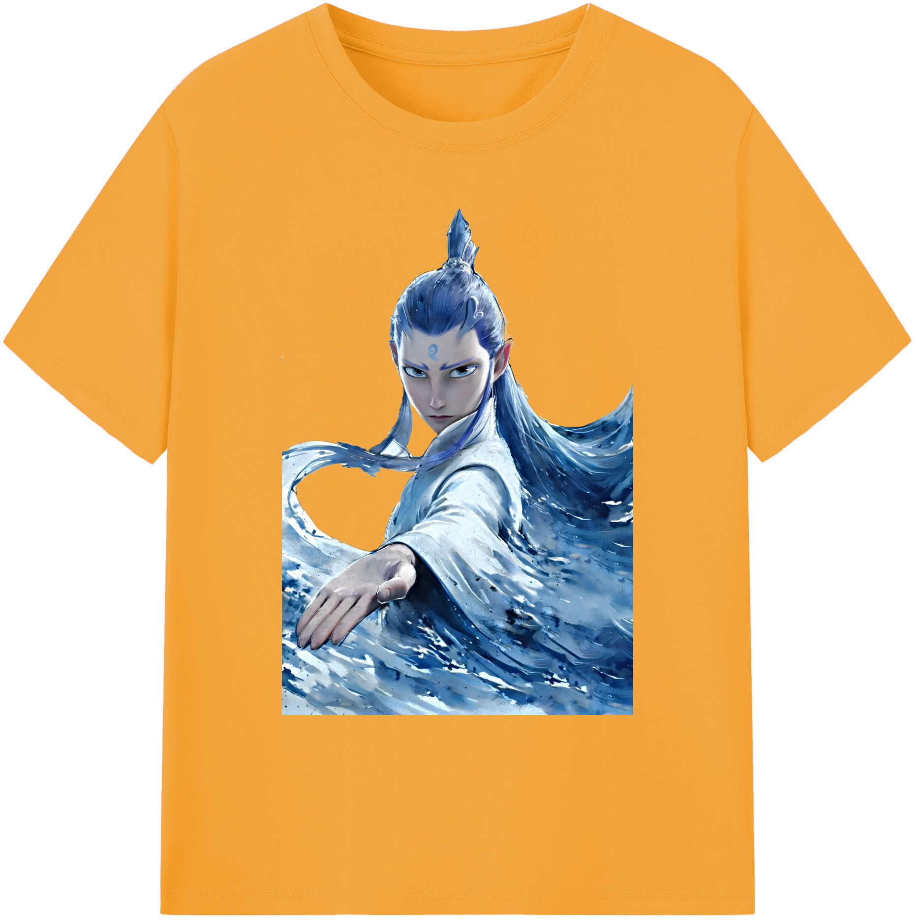 （画像用） Ne Zha 2 ナタ 魔童の大暴れ 綿100％ メンズ半袖Tシャツ｜肌触りやわらか＆通気性