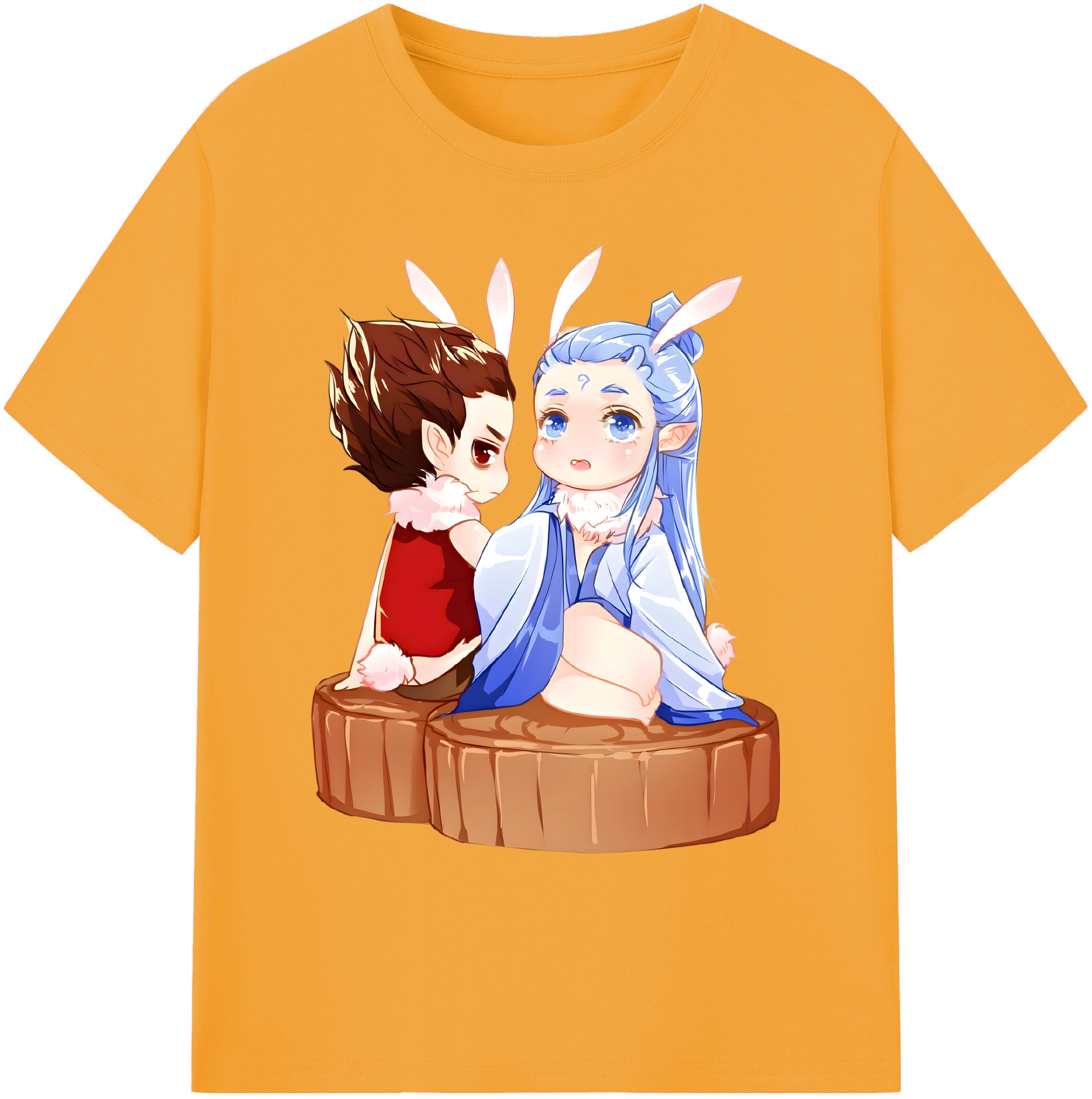 （画像用） Ne Zha 2 ナタ 魔童の大暴れ 綿100％ メンズ半袖Tシャツ｜肌触りやわらか＆通気性