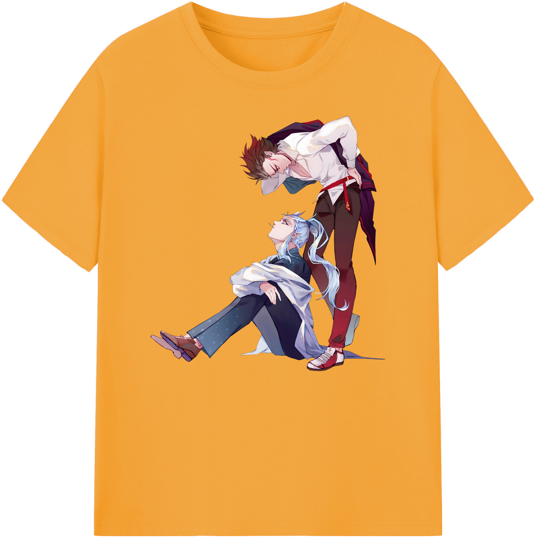 （画像用） Ne Zha 2 ナタ 魔童の大暴れ 綿100％ メンズ半袖Tシャツ｜肌触りやわらか＆通気性