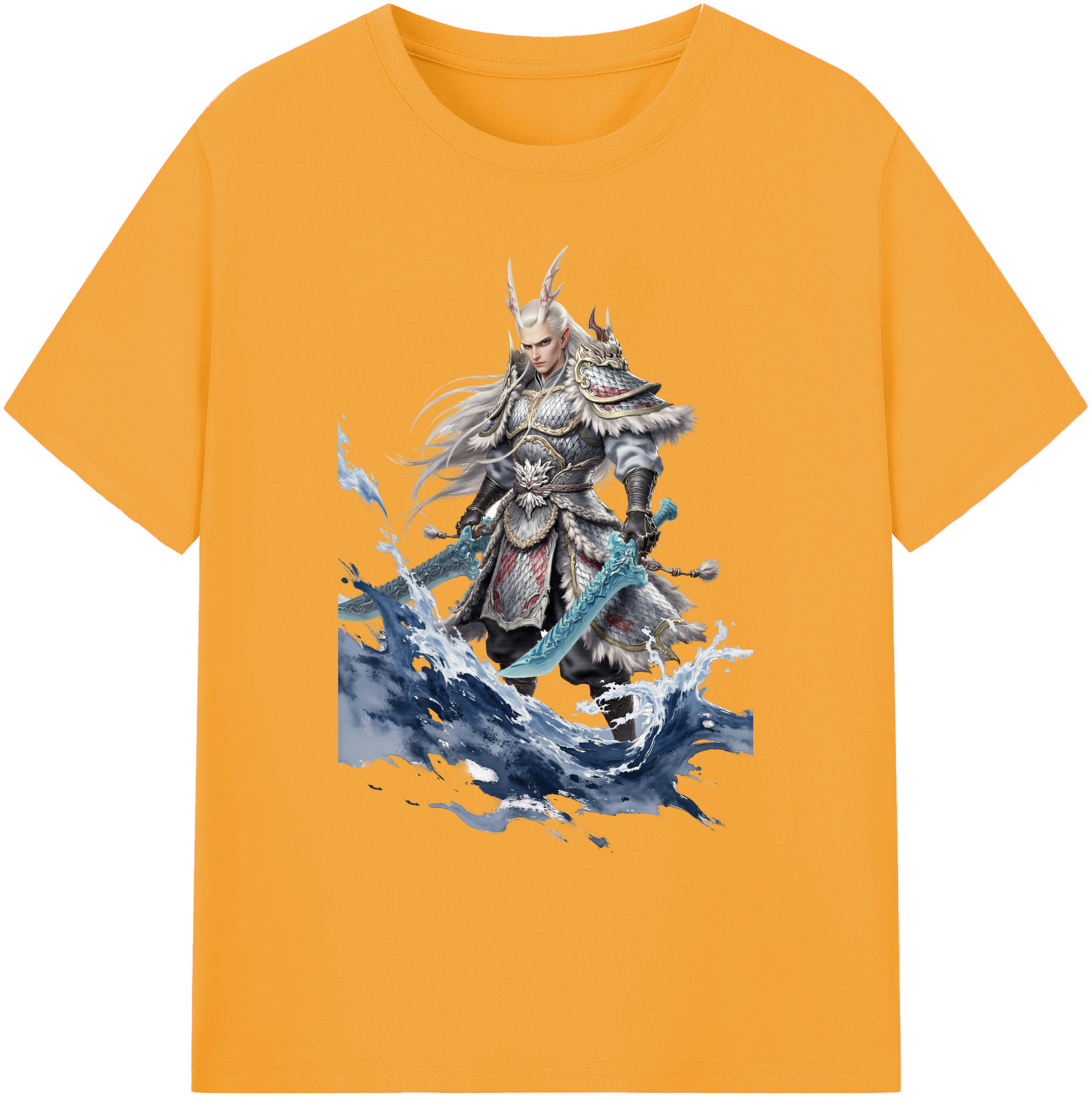 （画像用） Ne Zha 2 ナタ 魔童の大暴れ 綿100％ メンズ半袖Tシャツ｜肌触りやわらか＆通気性