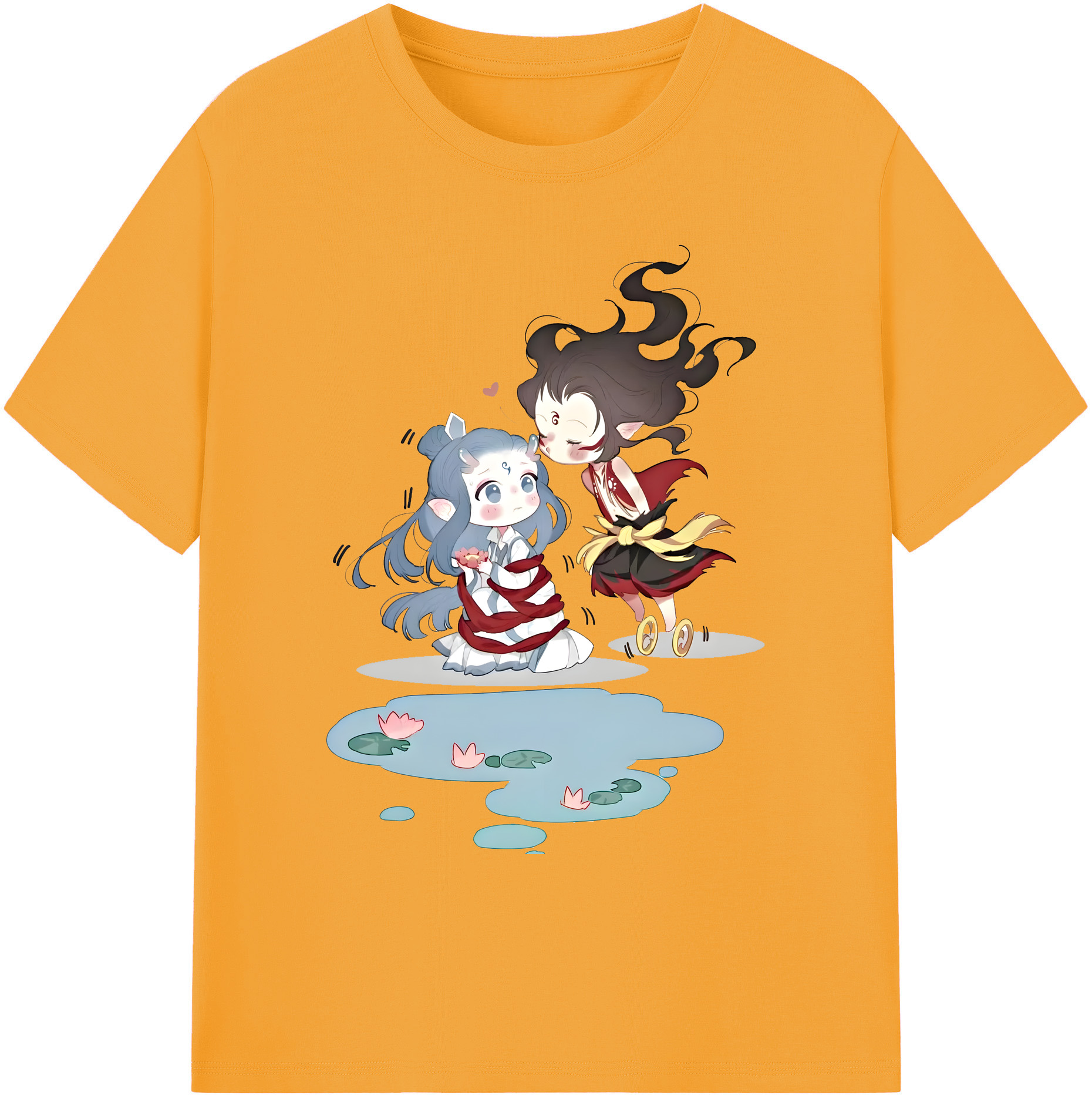 （画像用） Ne Zha 2 ナタ 魔童の大暴れ 綿100％ メンズ半袖Tシャツ｜肌触りやわらか＆通気性