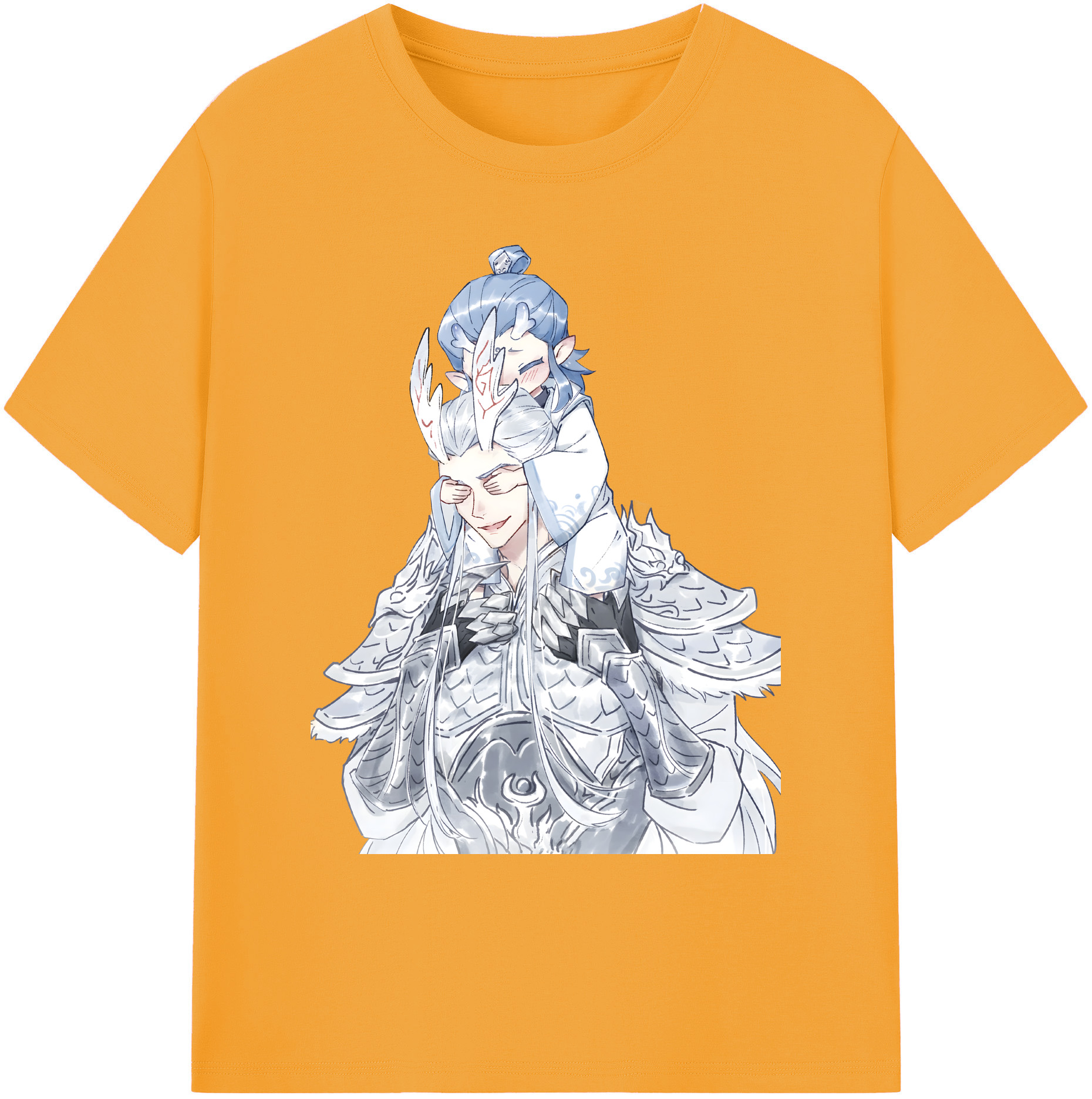 （画像用） Ne Zha 2 ナタ 魔童の大暴れ 綿100％ メンズ半袖Tシャツ｜肌触りやわらか＆通気性
