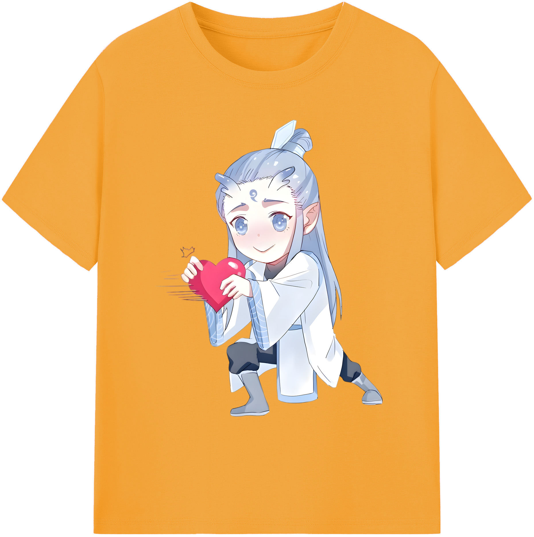 （画像用） Ne Zha 2 ナタ 魔童の大暴れ 綿100％ メンズ半袖Tシャツ｜肌触りやわらか＆通気性