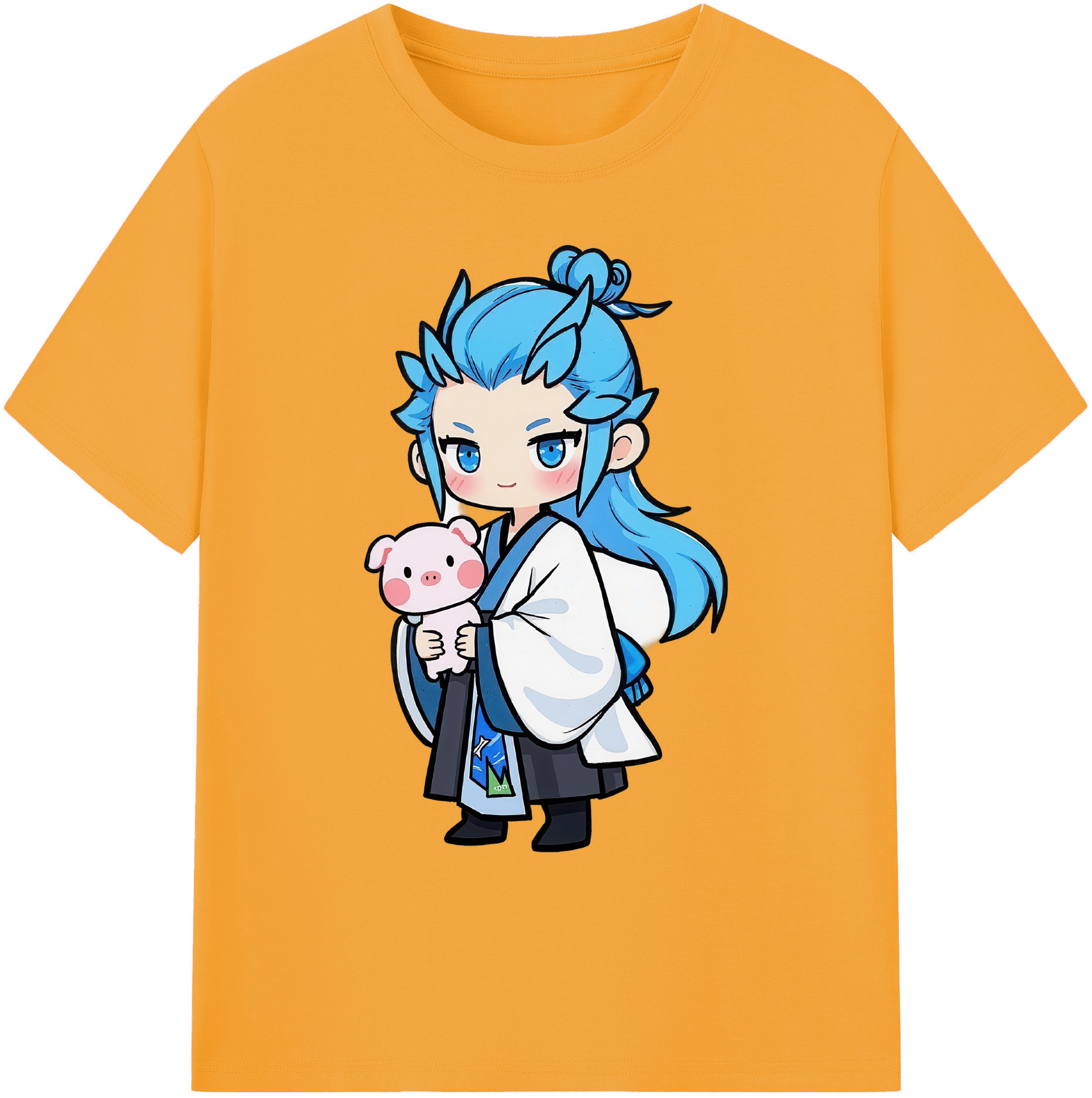 （画像用） Ne Zha 2 ナタ 魔童の大暴れ 綿100％ メンズ半袖Tシャツ｜肌触りやわらか＆通気性