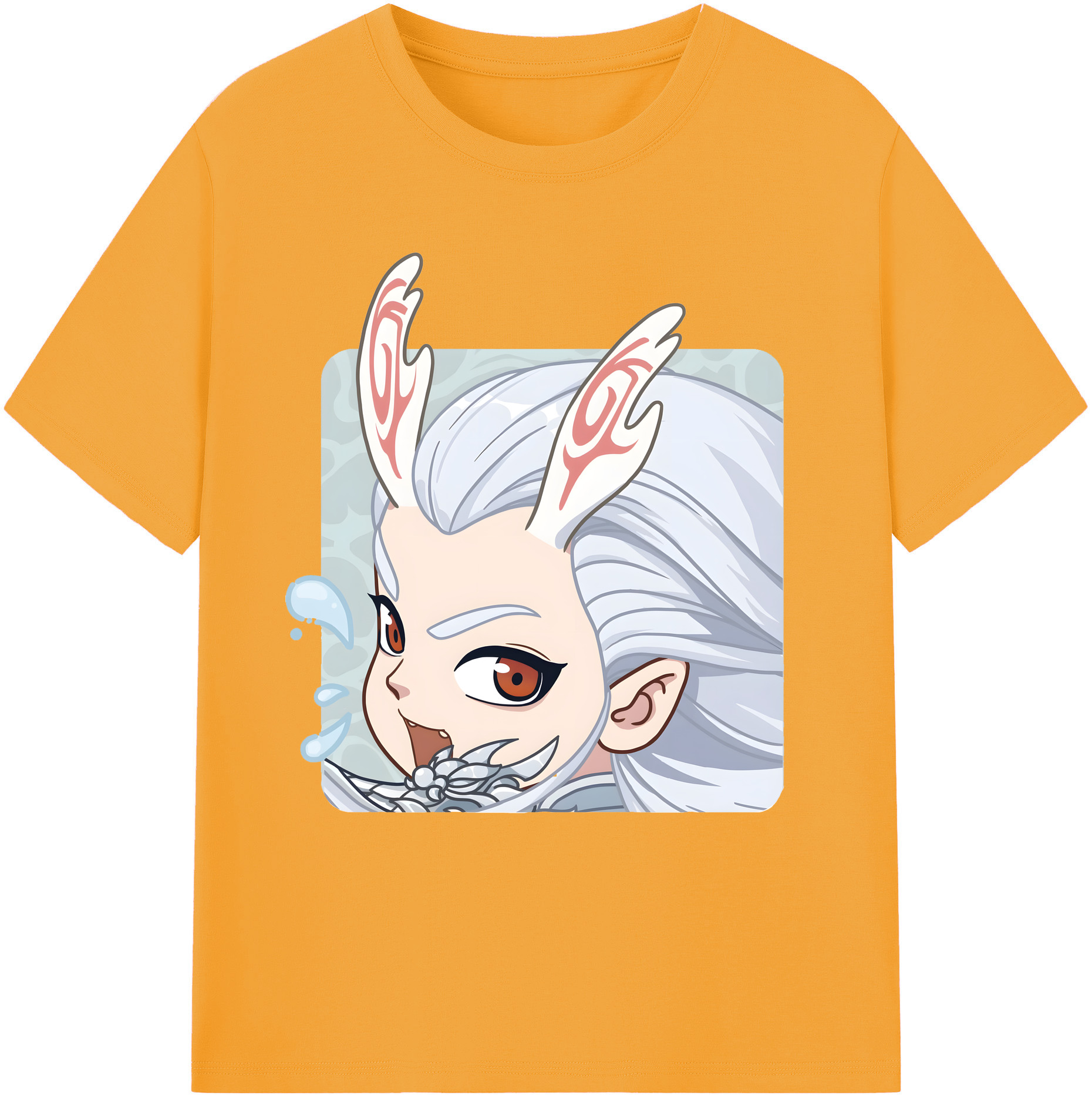 （画像用） Ne Zha 2 ナタ 魔童の大暴れ 綿100％ メンズ半袖Tシャツ｜肌触りやわらか＆通気性