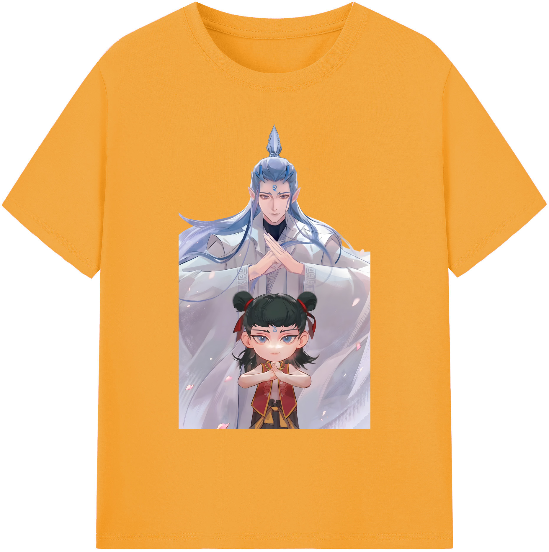 （画像用） Ne Zha 2 ナタ 魔童の大暴れ 綿100％ メンズ半袖Tシャツ｜肌触りやわらか＆通気性