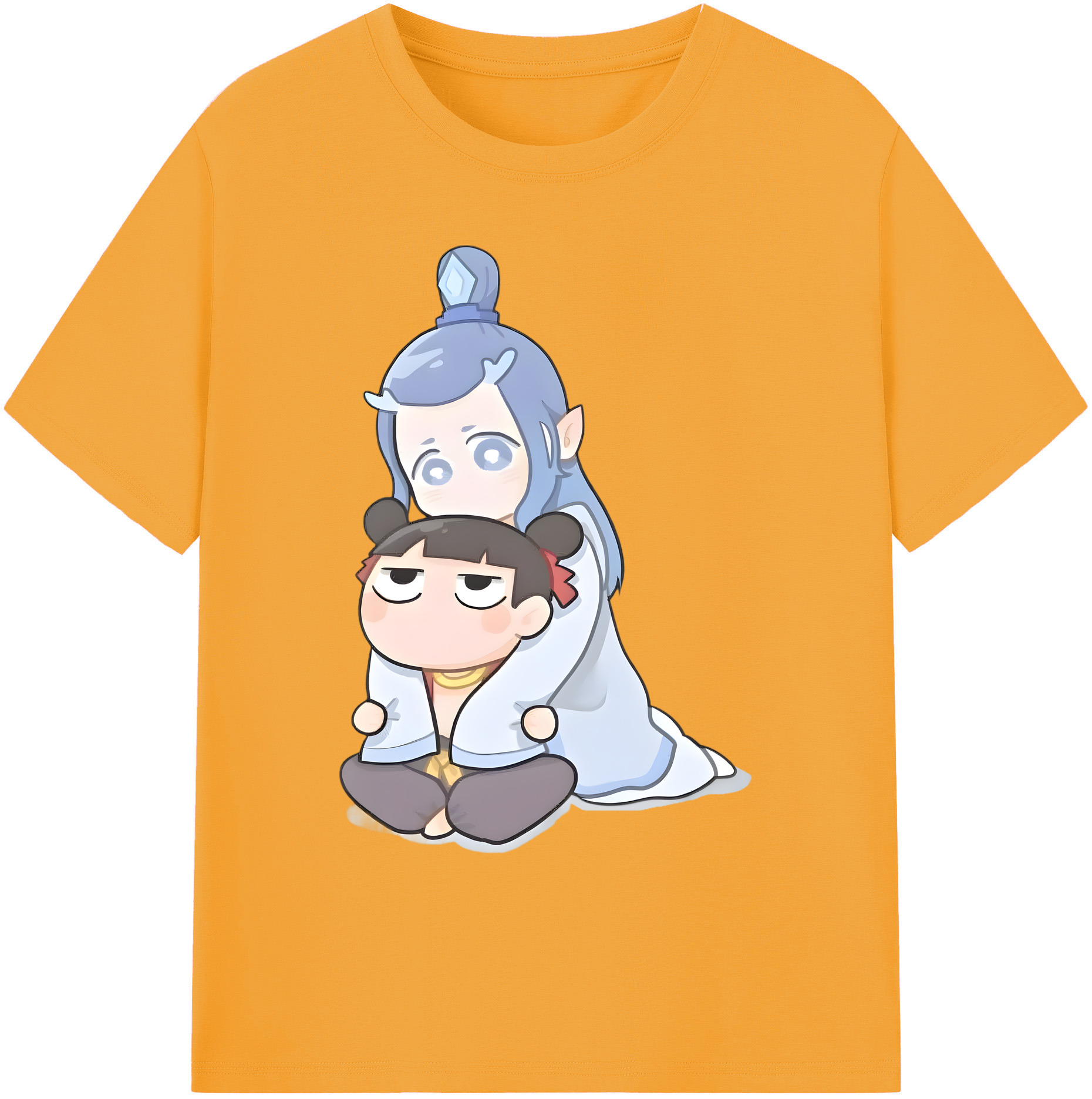 （画像用） Ne Zha 2 ナタ 魔童の大暴れ 綿100％ メンズ半袖Tシャツ｜肌触りやわらか＆通気性