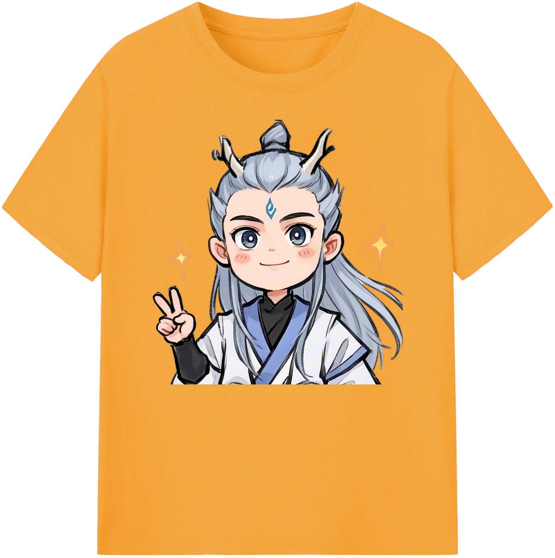 （画像用） Ne Zha 2 ナタ 魔童の大暴れ 綿100％ メンズ半袖Tシャツ｜肌触りやわらか＆通気性