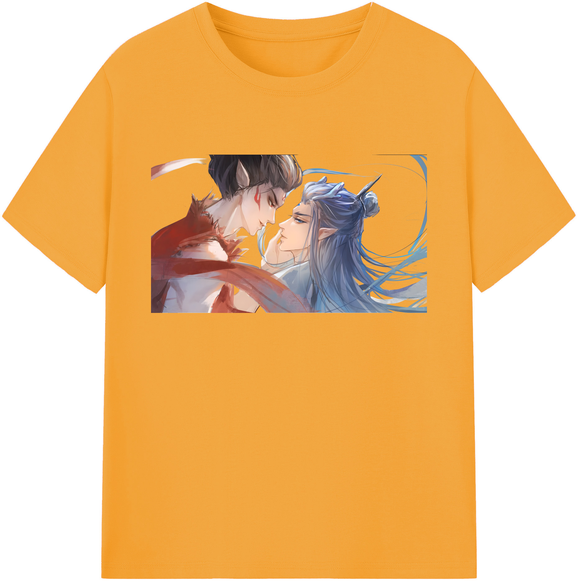 （画像用） Ne Zha 2 ナタ 魔童の大暴れ 綿100％ メンズ半袖Tシャツ｜肌触りやわらか＆通気性