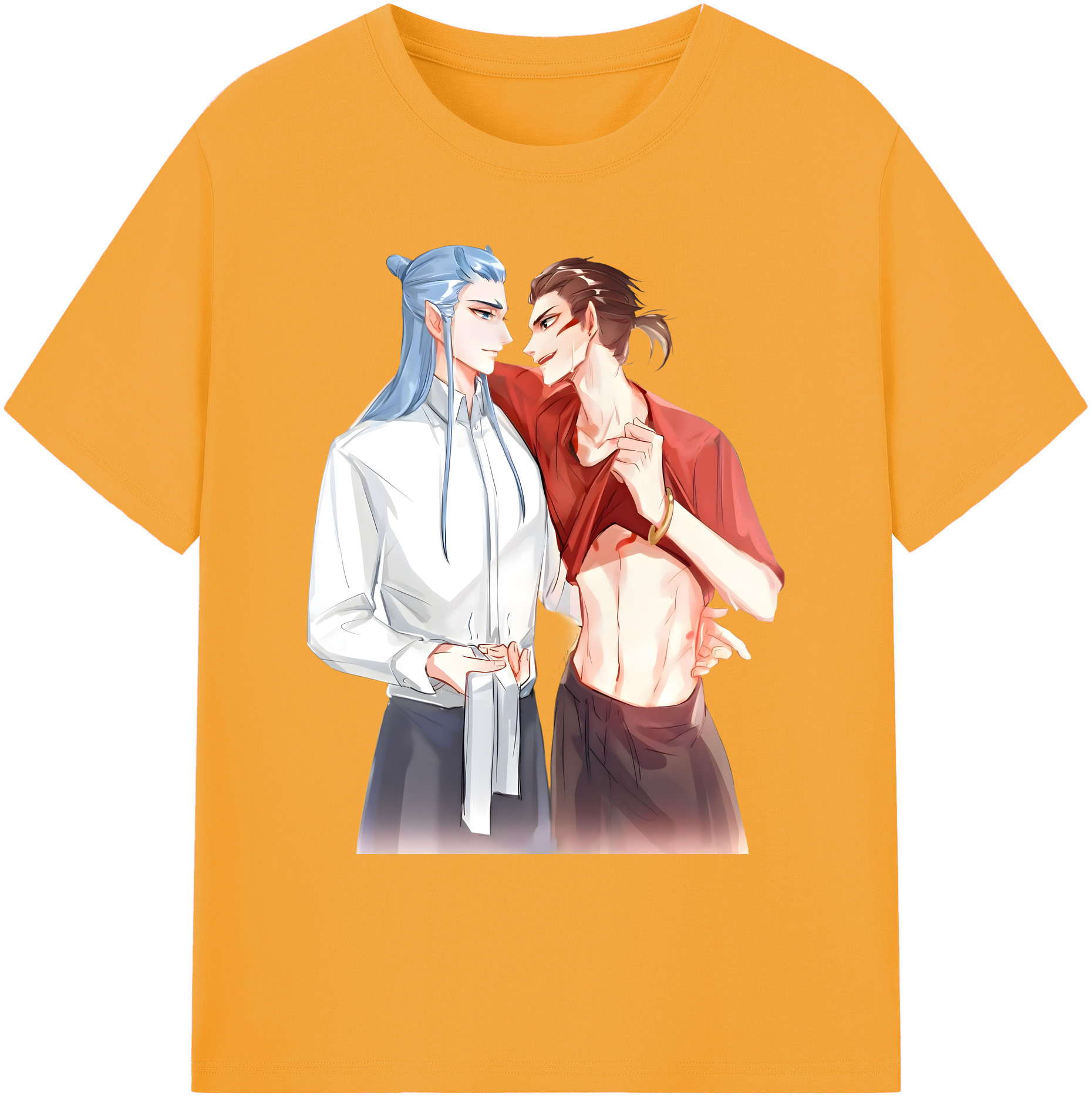（画像用） Ne Zha 2 ナタ 魔童の大暴れ 綿100％ メンズ半袖Tシャツ｜肌触りやわらか＆通気性