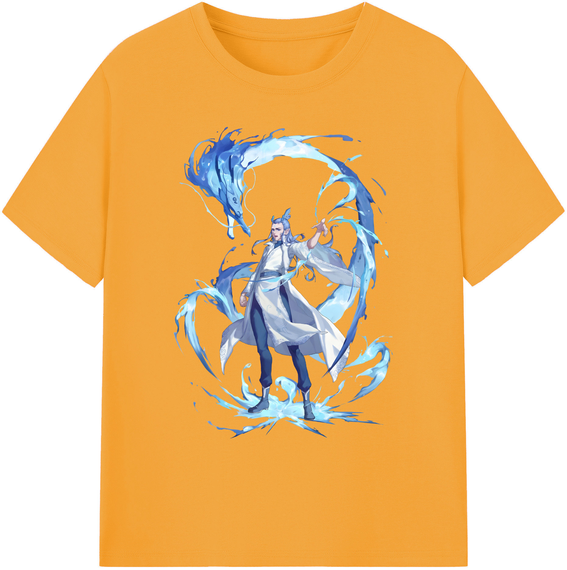 （画像用） Ne Zha 2 ナタ 魔童の大暴れ 綿100％ メンズ半袖Tシャツ｜肌触りやわらか＆通気性