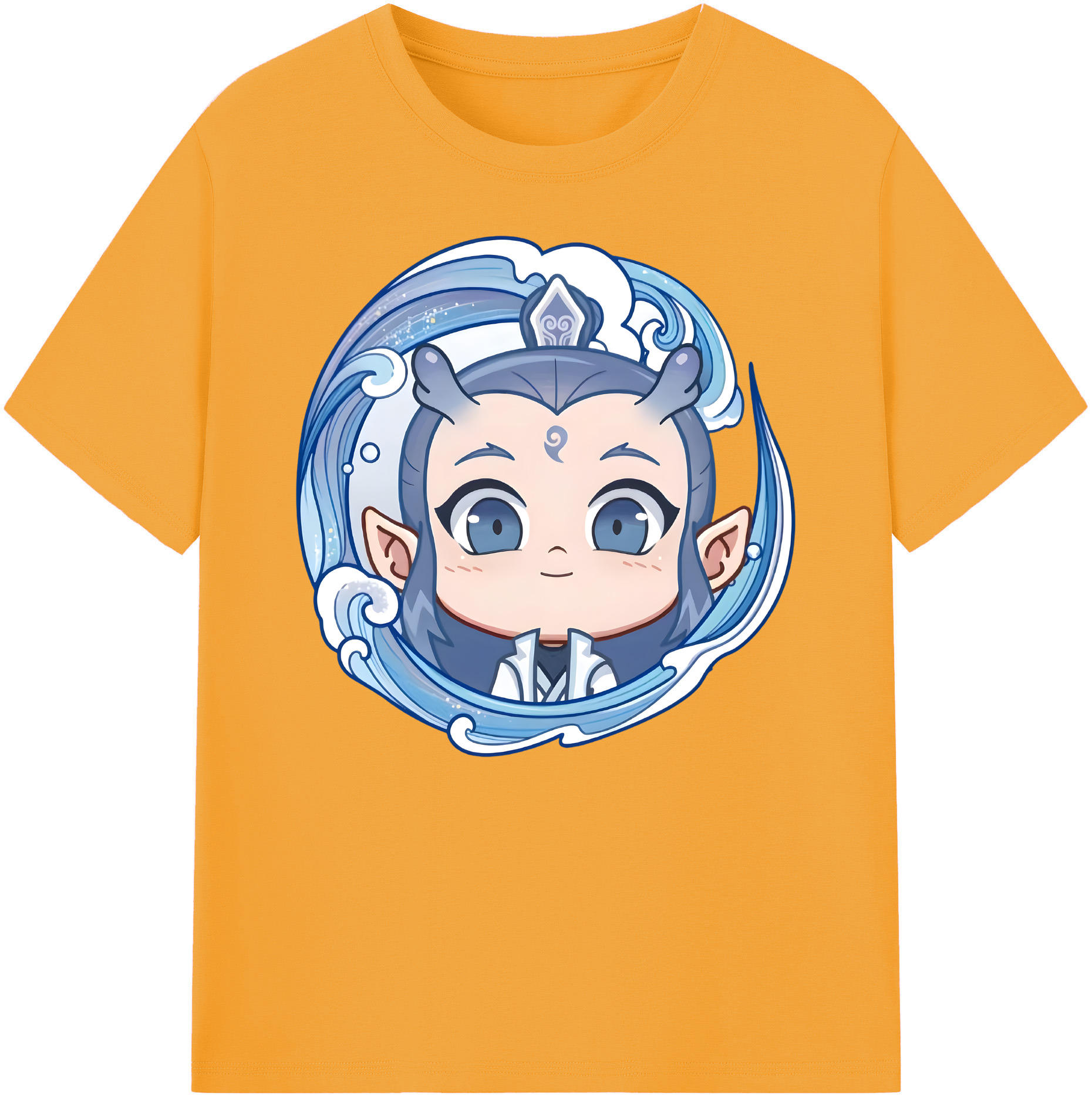 （画像用） Ne Zha 2 ナタ 魔童の大暴れ 綿100％ メンズ半袖Tシャツ｜肌触りやわらか＆通気性
