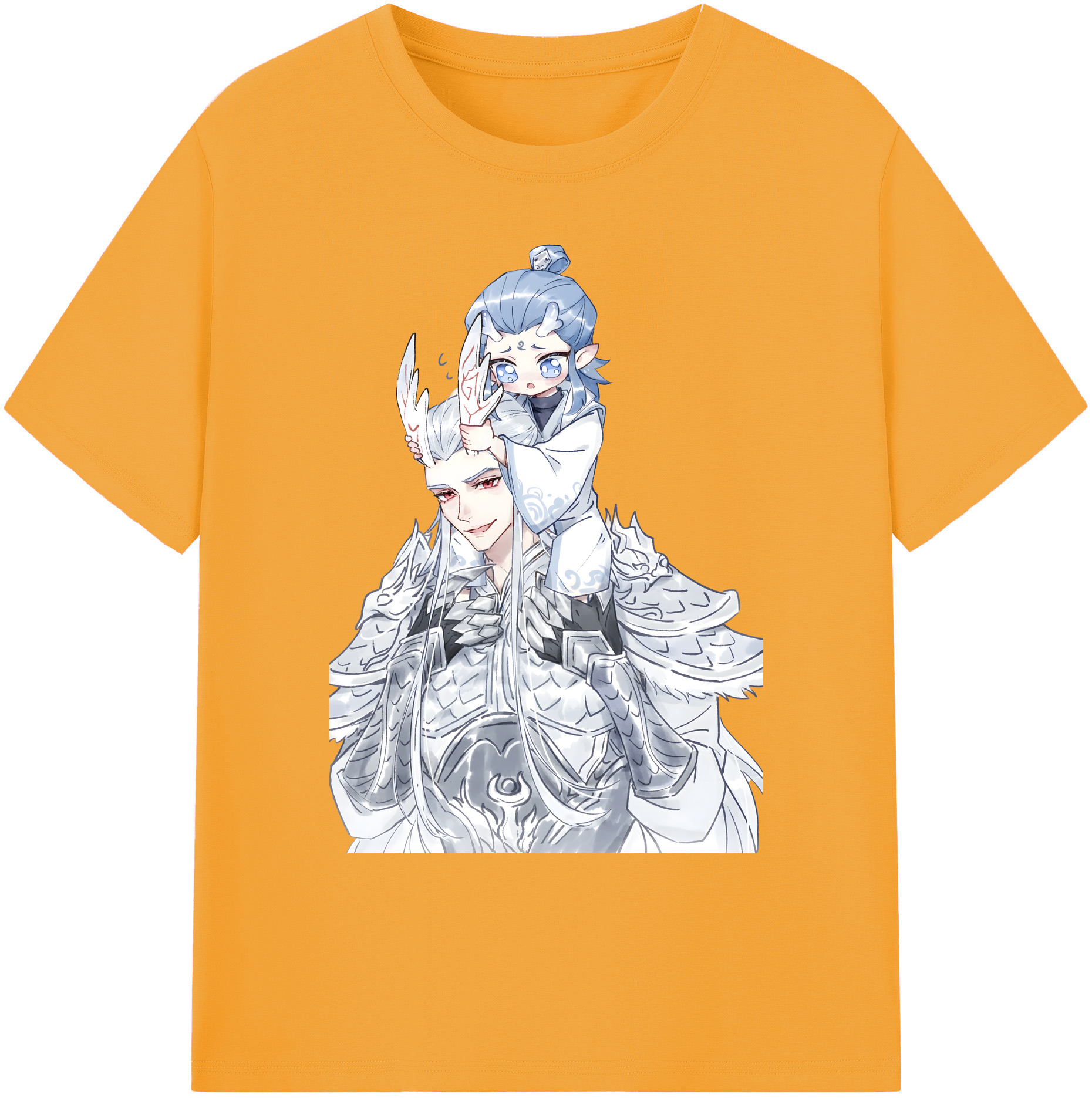 （画像用） Ne Zha 2 ナタ 魔童の大暴れ 綿100％ メンズ半袖Tシャツ｜肌触りやわらか＆通気性