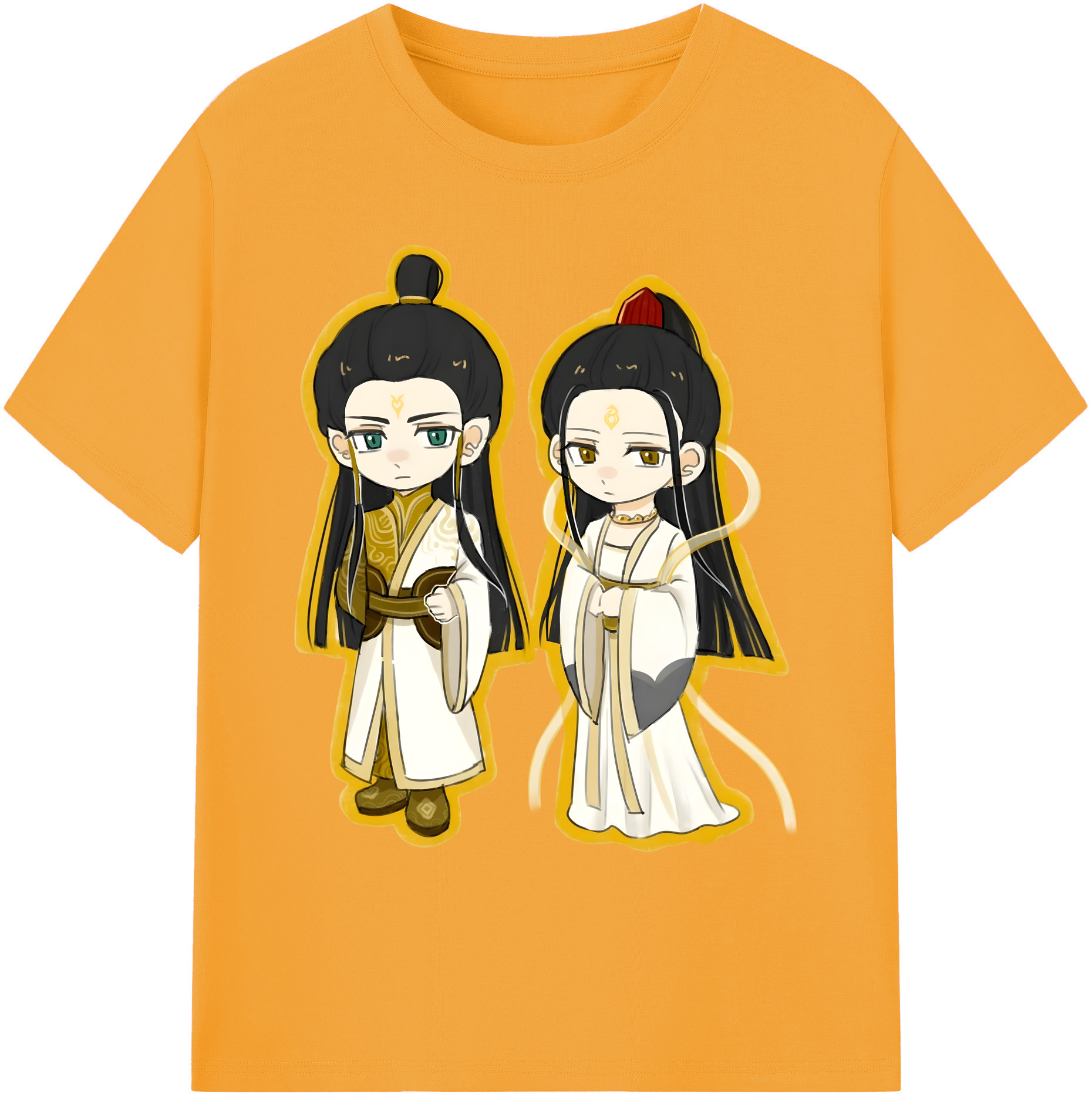 （画像用） Ne Zha 2 ナタ 魔童の大暴れ 綿100％ メンズ半袖Tシャツ｜肌触りやわらか＆通気性