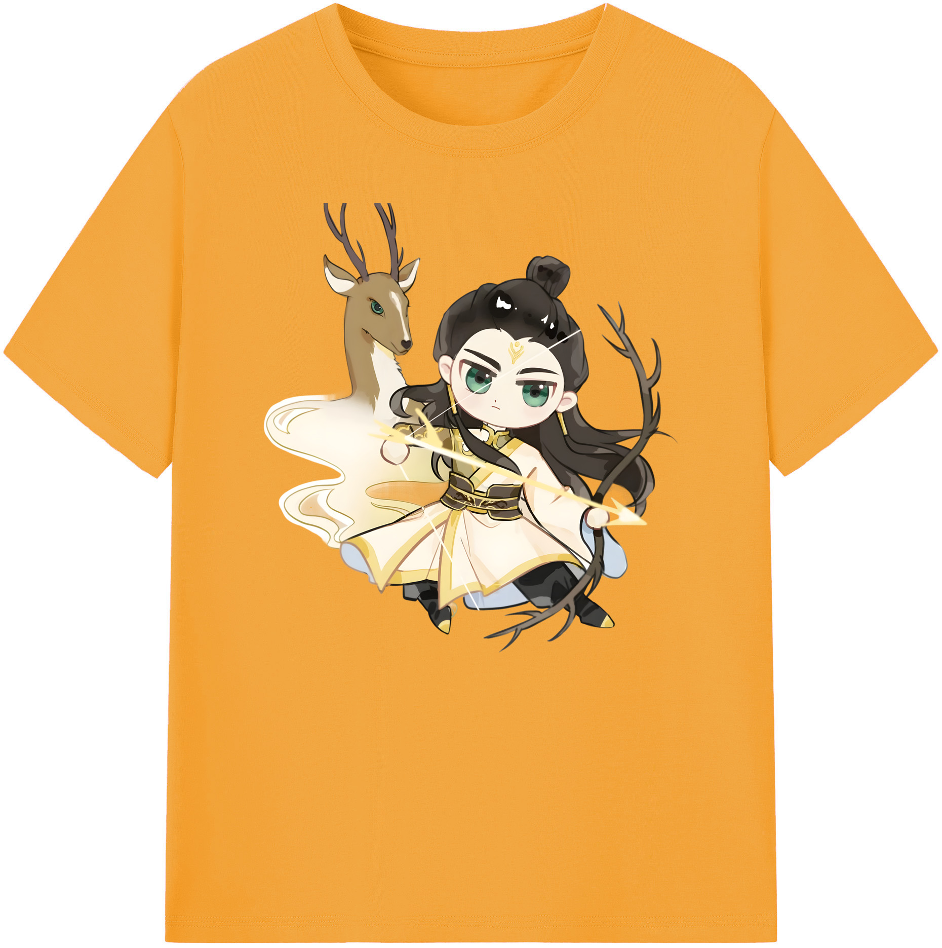 （画像用） Ne Zha 2 ナタ 魔童の大暴れ 綿100％ メンズ半袖Tシャツ｜肌触りやわらか＆通気性