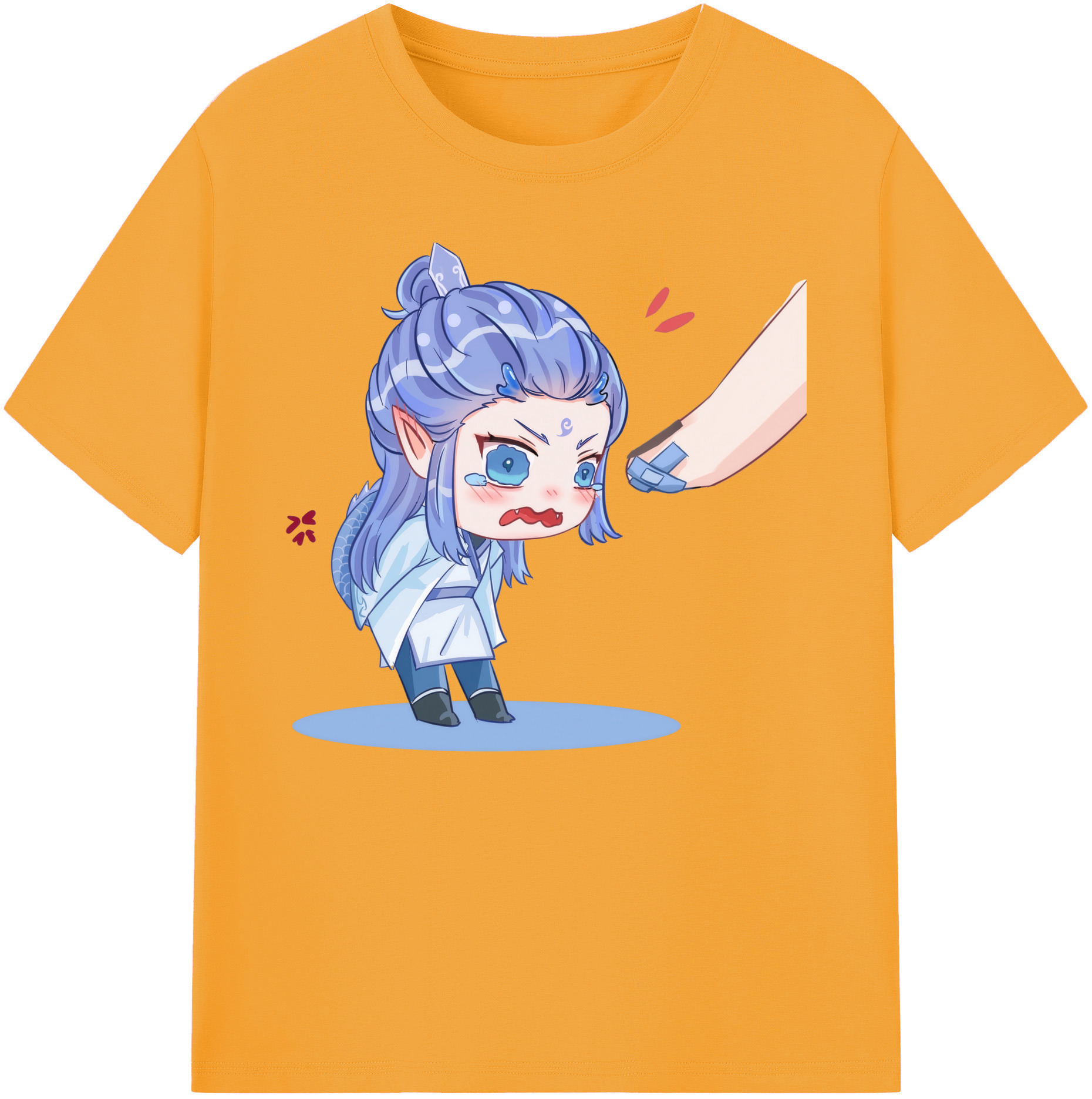 （画像用） Ne Zha 2 ナタ 魔童の大暴れ 綿100％ メンズ半袖Tシャツ｜肌触りやわらか＆通気性