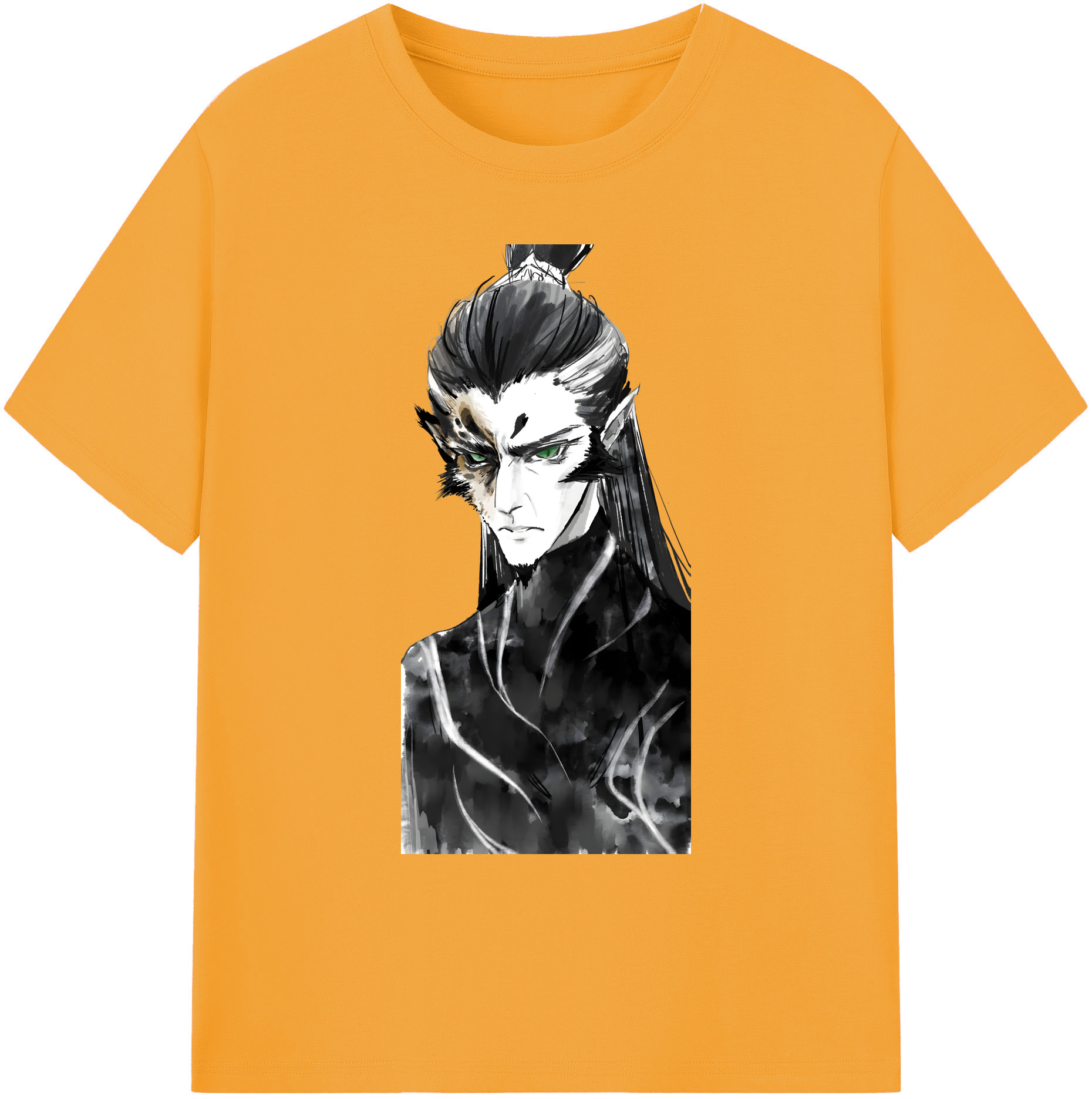 （画像用） Ne Zha 2 ナタ 魔童の大暴れ 綿100％ メンズ半袖Tシャツ｜肌触りやわらか＆通気性
